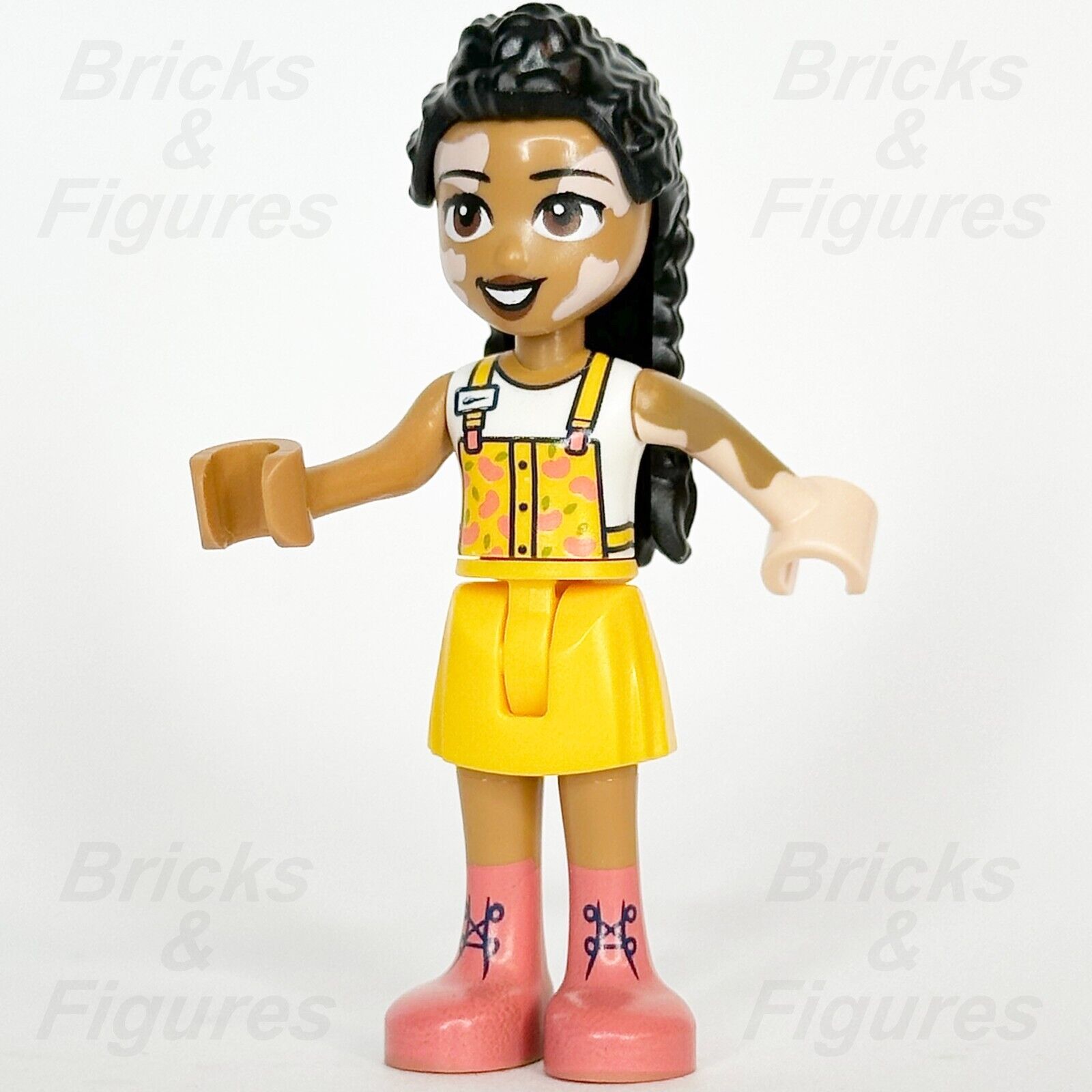 LEGO Friends Jordin Minifigure Light Orange Jumper Coral Boots 41729 frnd578