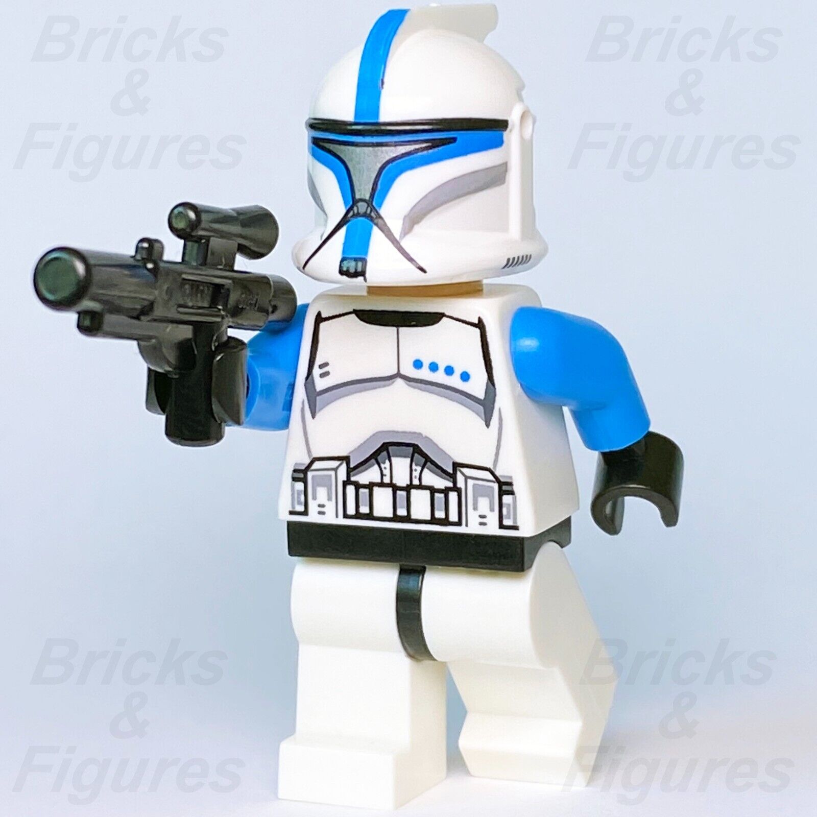 LEGO Star Wars Clone Trooper Lieutenant Minifigure Phase 1 Blue 5001709 sw0502