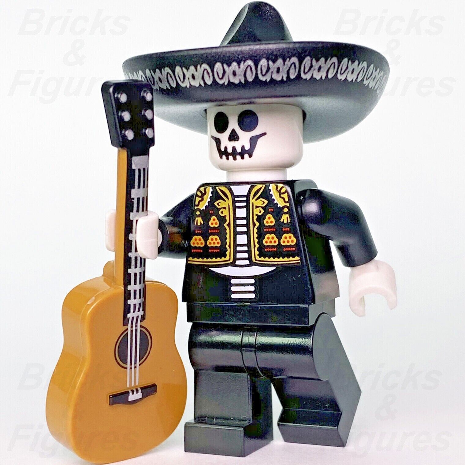 LEGO Mariachi Skeleton with Acoustic Guitar Build A Minifigure BAM 2022 New