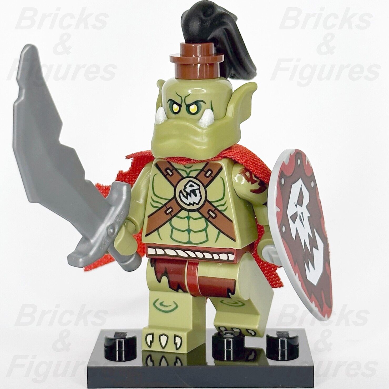 LEGO Orc Warrior Minifigure Sword Shield Castle Collectible Series 24 71037