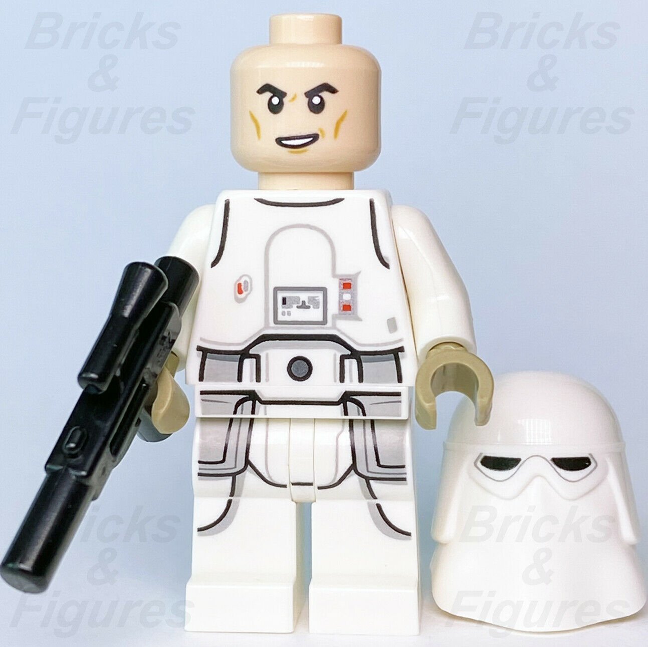 Star Wars LEGO Snowtrooper Lopsided Grin Imperial Hoth Minifigure 75320 75313