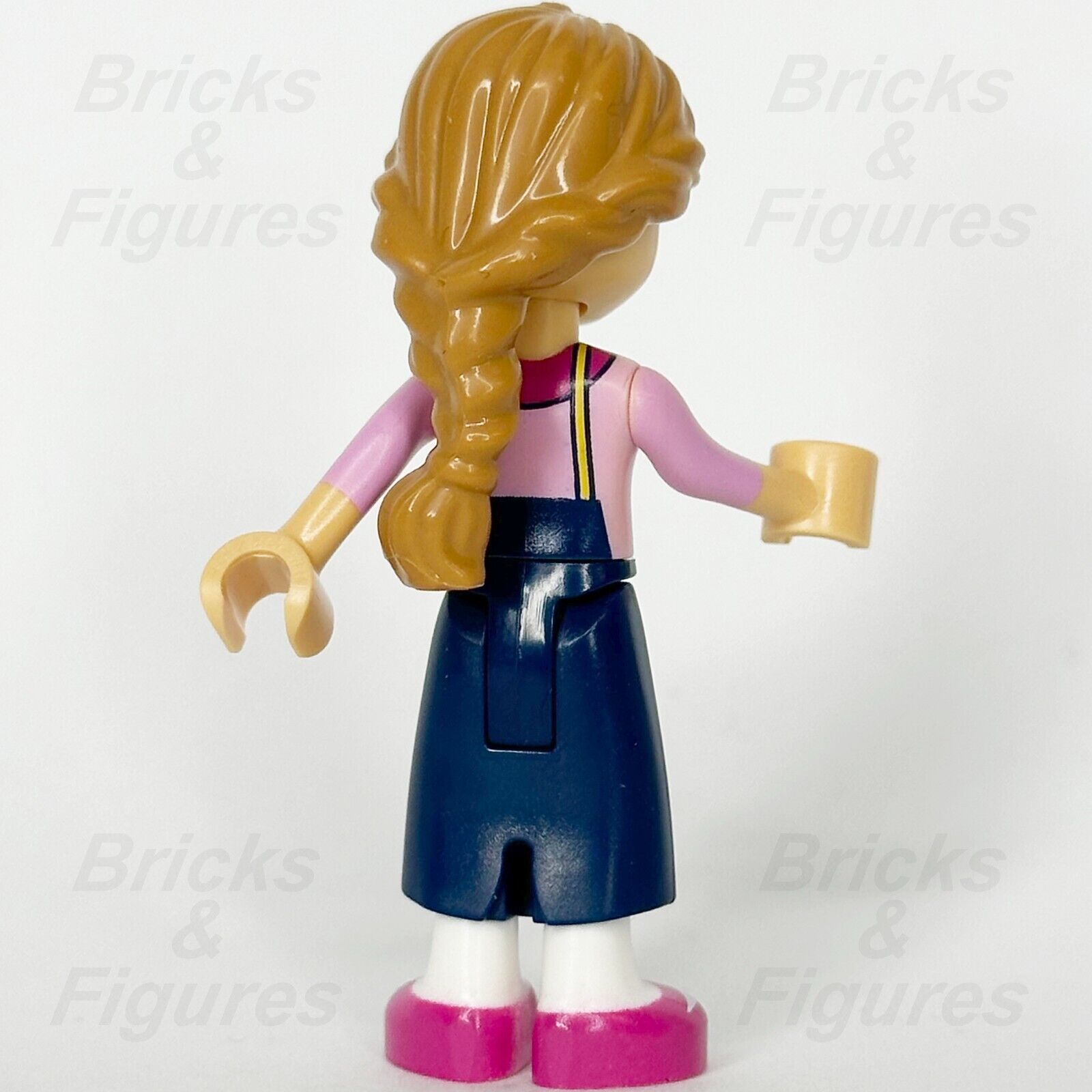 LEGO Friends Fiona Minifigure Pink Sweater Dark Blue Overalls 41732 frnd574