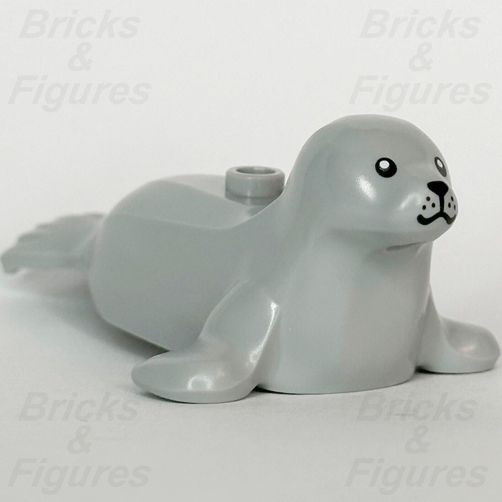 LEGO City Seal Animal Minifigure Part Arctic Sea Town Light Grey 60376 3380pb01