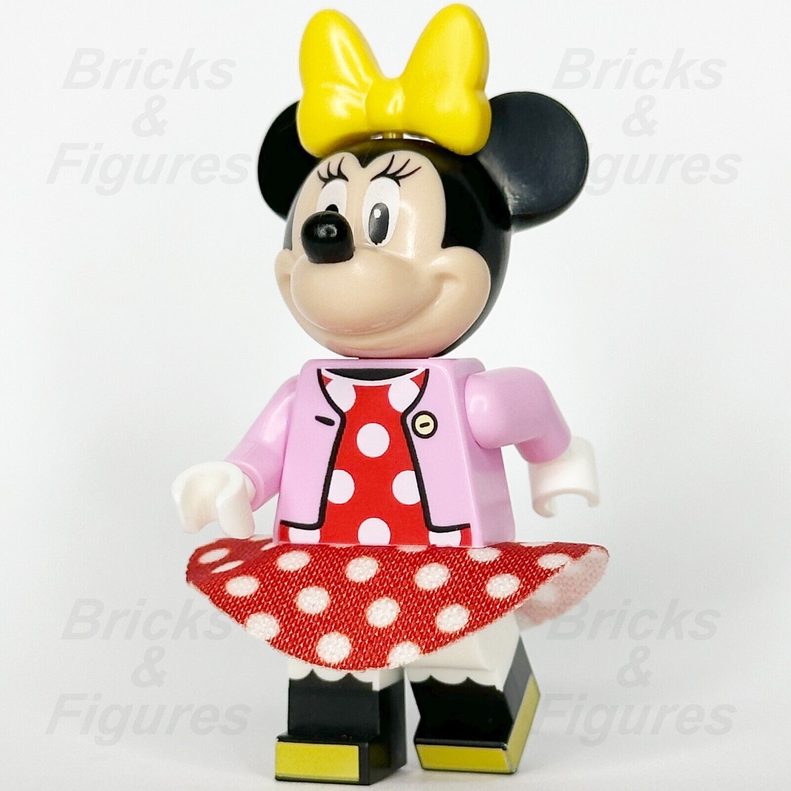 LEGO Disney Minnie Mouse Minifigure Disney 100 Red Polka Dot Dress 43212 dis089 - Bricks & Figures