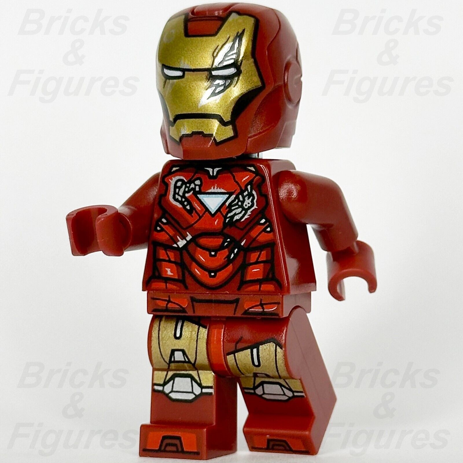 LEGO Super Heroes Iron Man Minifigure Mark 6 Armour Battle Damaged 76269 sh0923 - Bricks & Figures