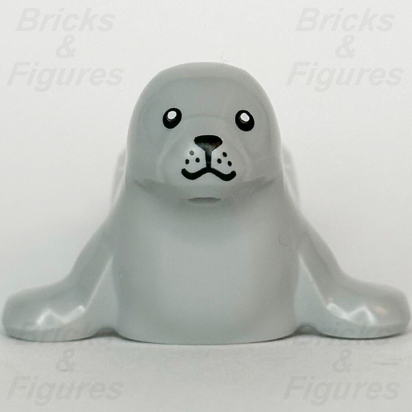 LEGO City Seal Animal Minifigure Part Arctic Sea Town Light Grey 60376 3380pb01