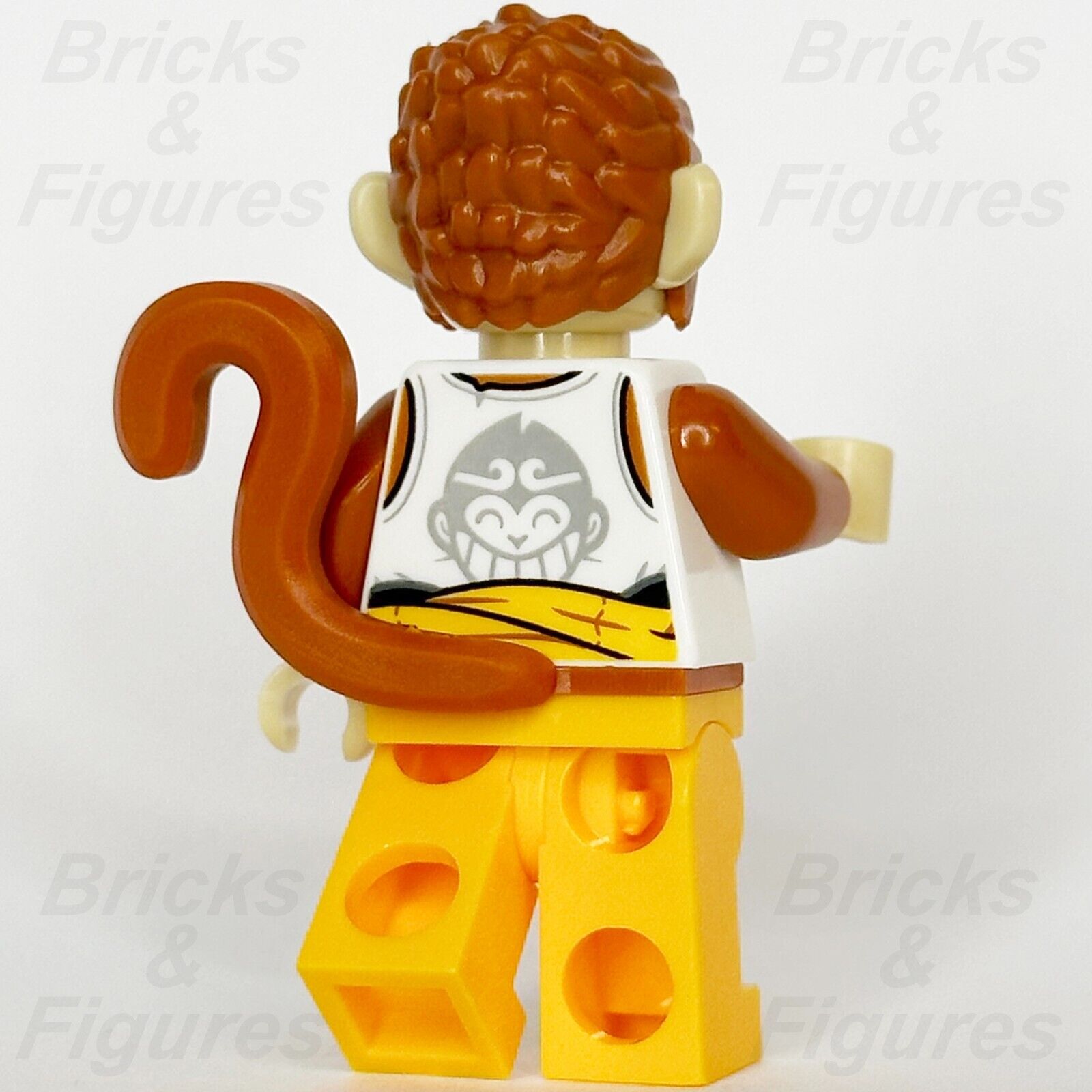 LEGO Monkie Kid Monkey King Minifigure Orange Racing Suit Tank Top 80050 mk149 - Bricks & Figures