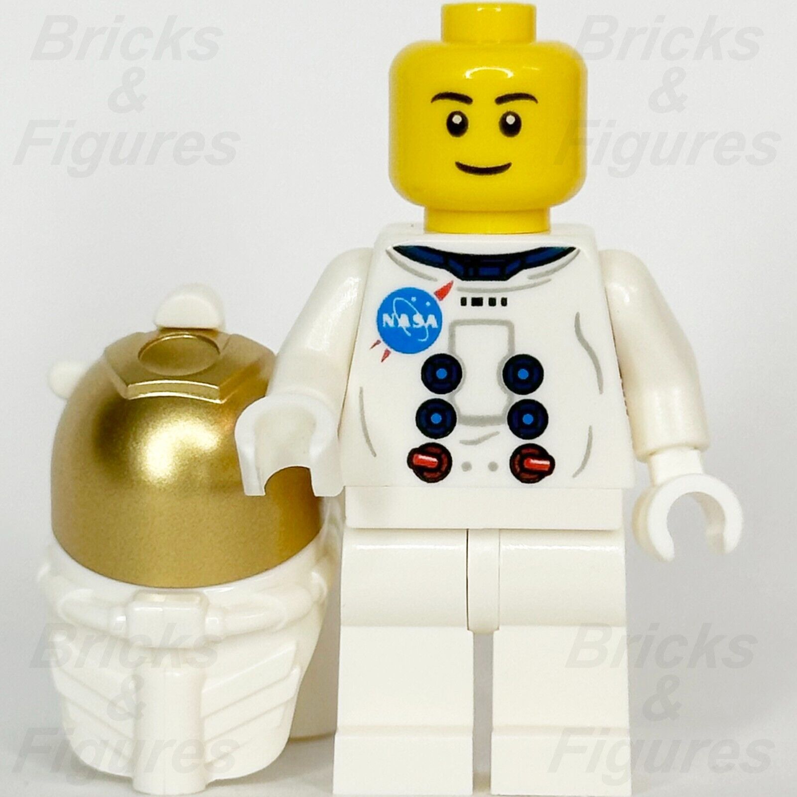 LEGO Creator NASA Apollo 11 Astronaut Minifigure Space Thin Grin 10266 twn374