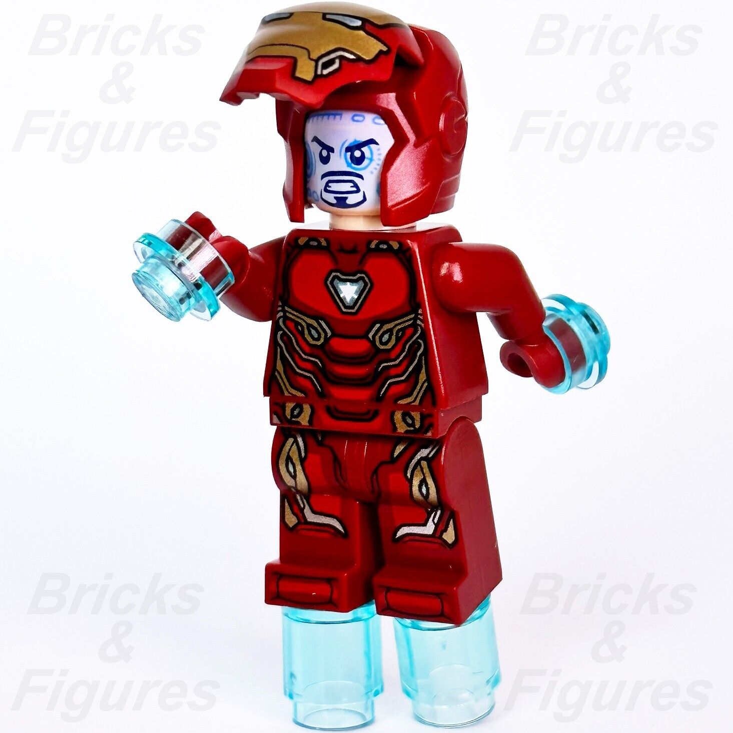 LEGO Super Heroes Iron Man Minifigure Mark 50 Armour Marvel Minifig 76218 sh828 - Bricks & Figures