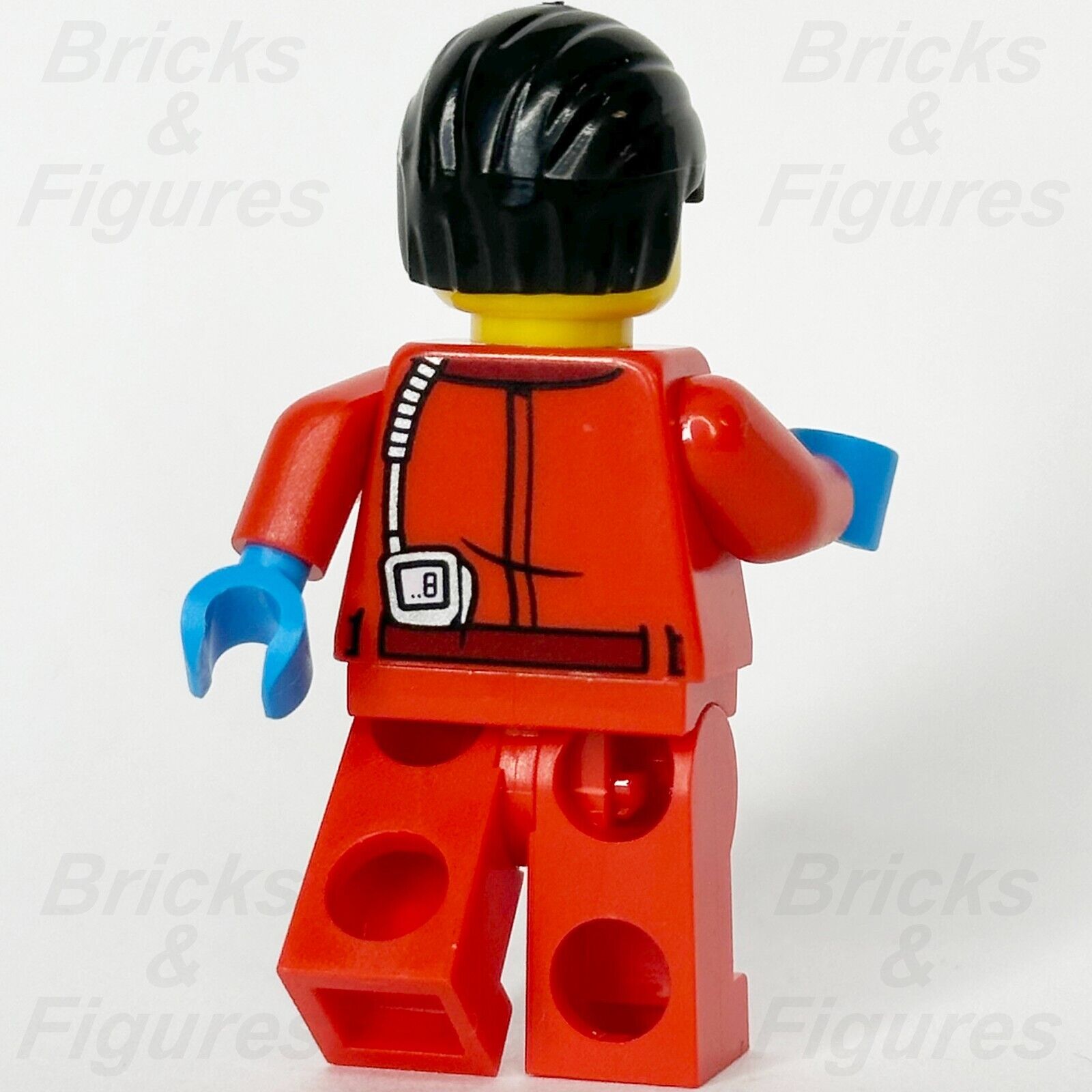 LEGO City Crook Vito Minifigure Red Jacket Prison Shirt Police 60317 cty1376 - Bricks & Figures