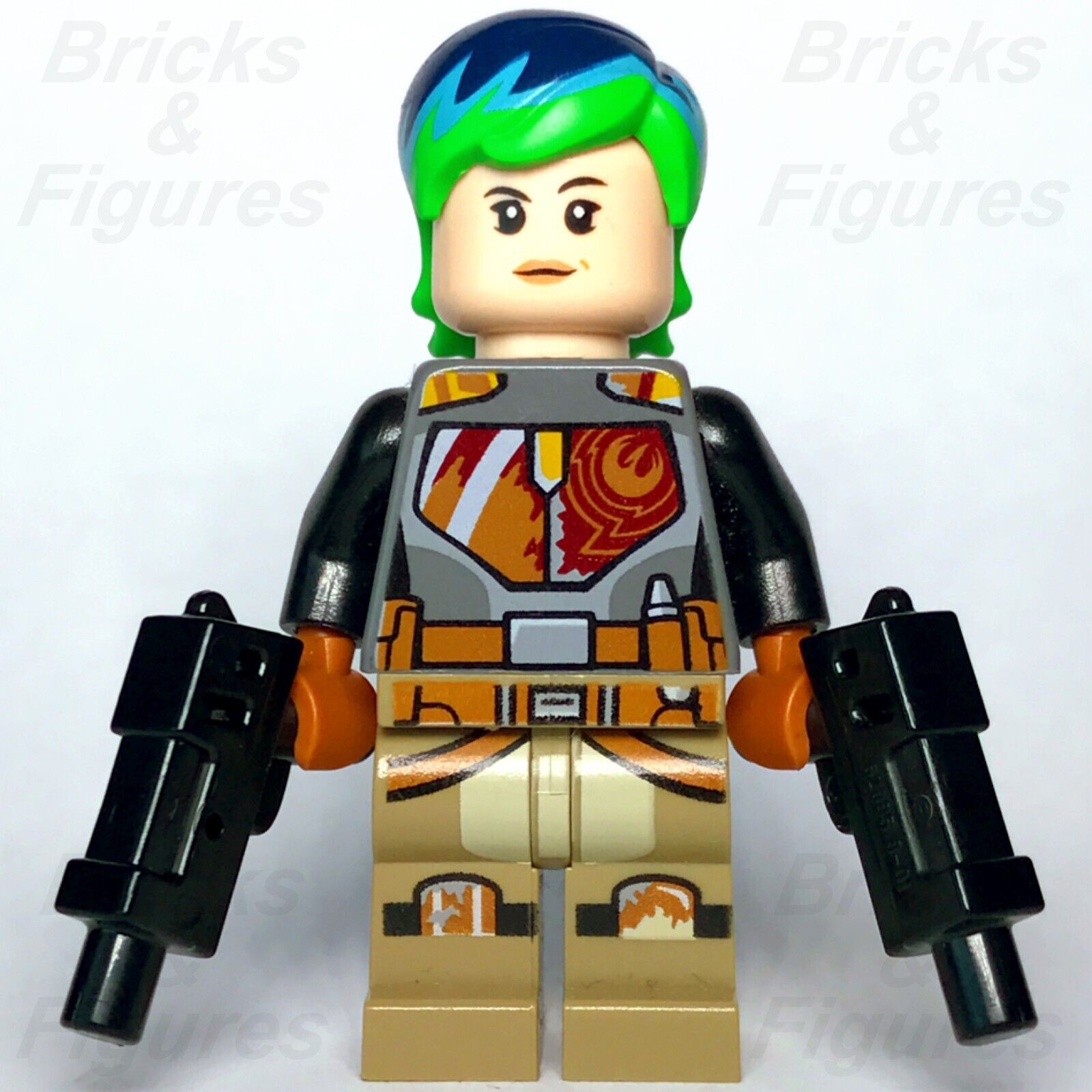 LEGO Star Wars Sabine Wren Minifigure Rebels Mandalorian 75184 75150 sw0742 - Bricks & Figures