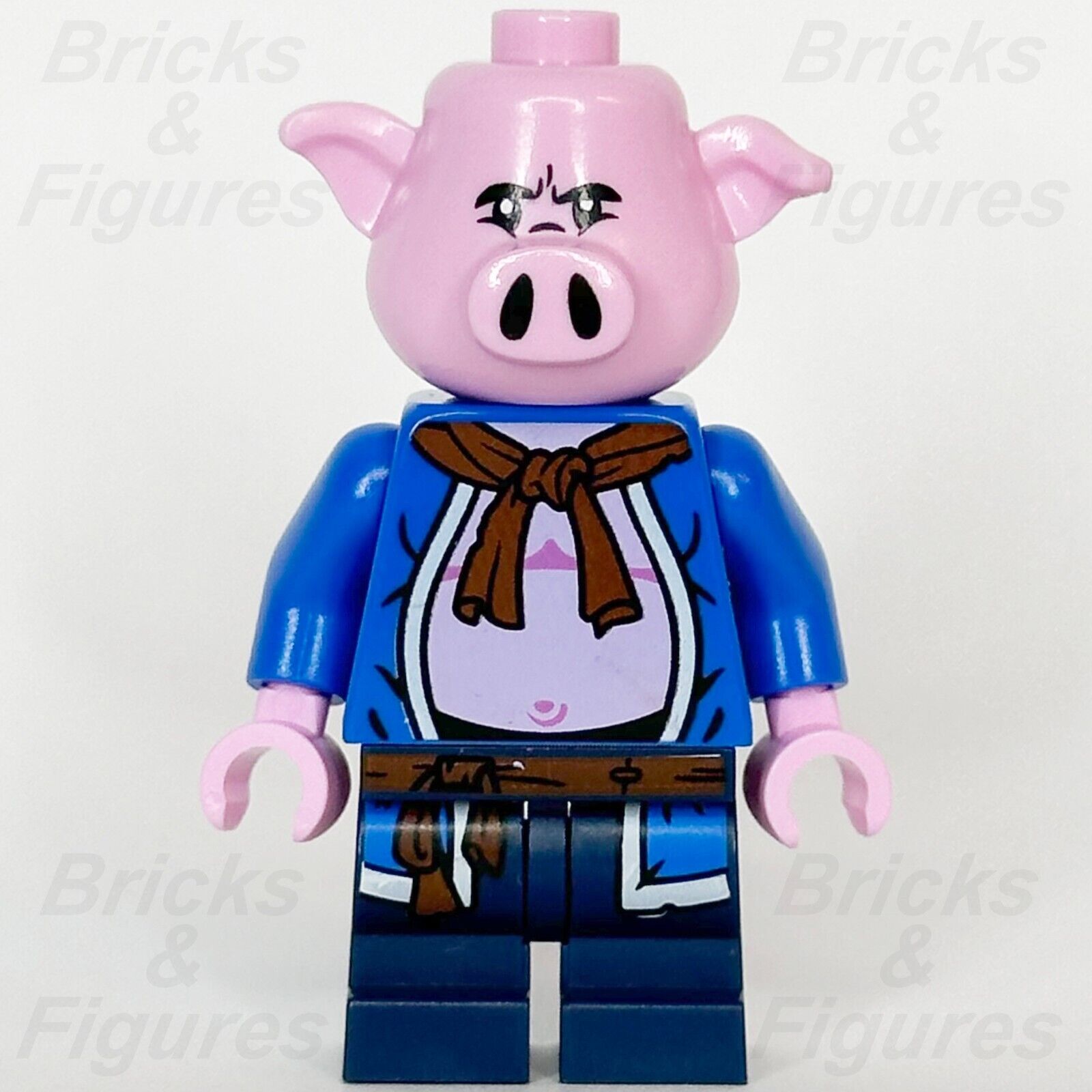 LEGO Monkie Kid Pigsy Minifigure Blue Open Robe Medium Legs 80044 80043 mk109