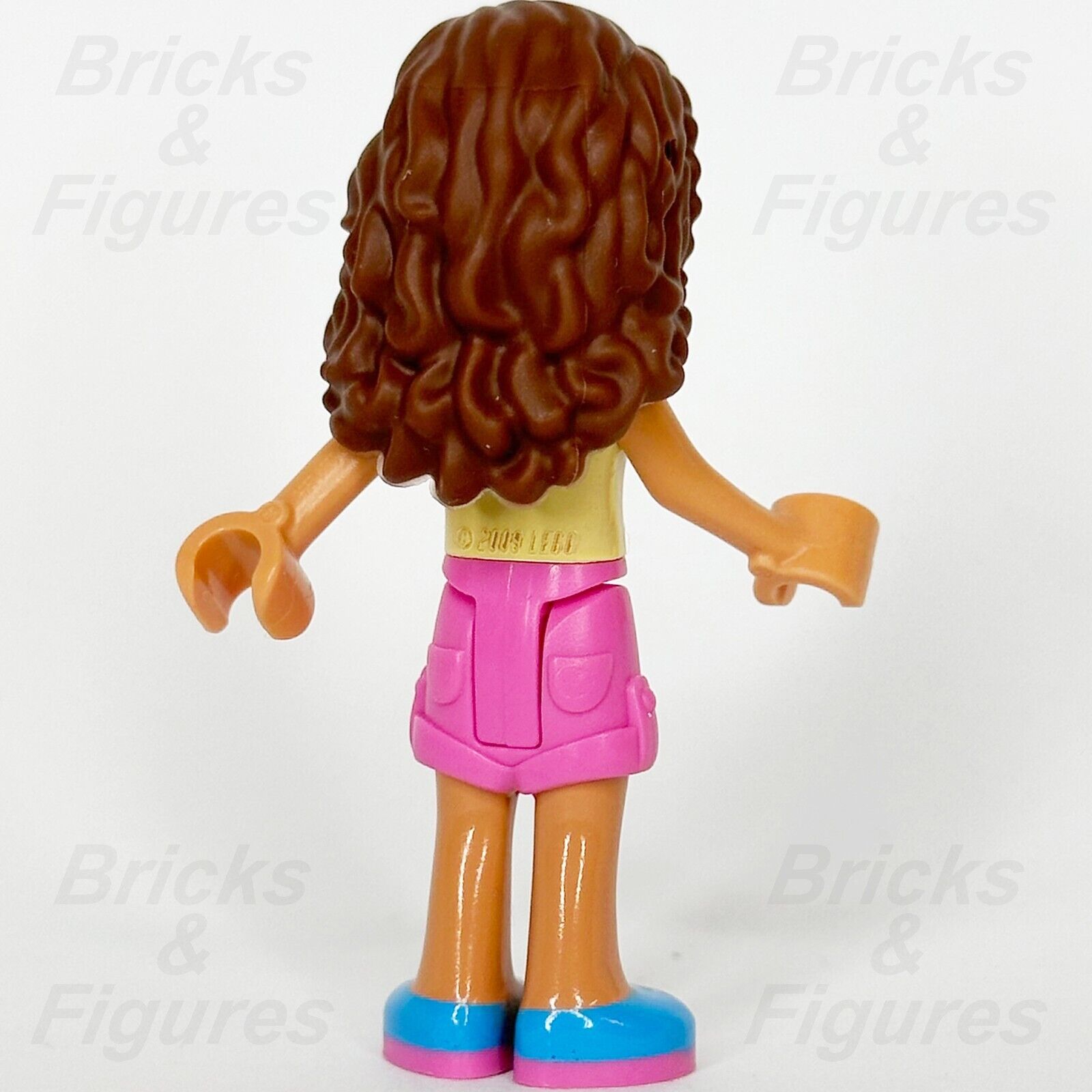 LEGO Friends Olivia Minifigure Nougat, Yellow Vest Pink Tie 30412 41333 frnd241