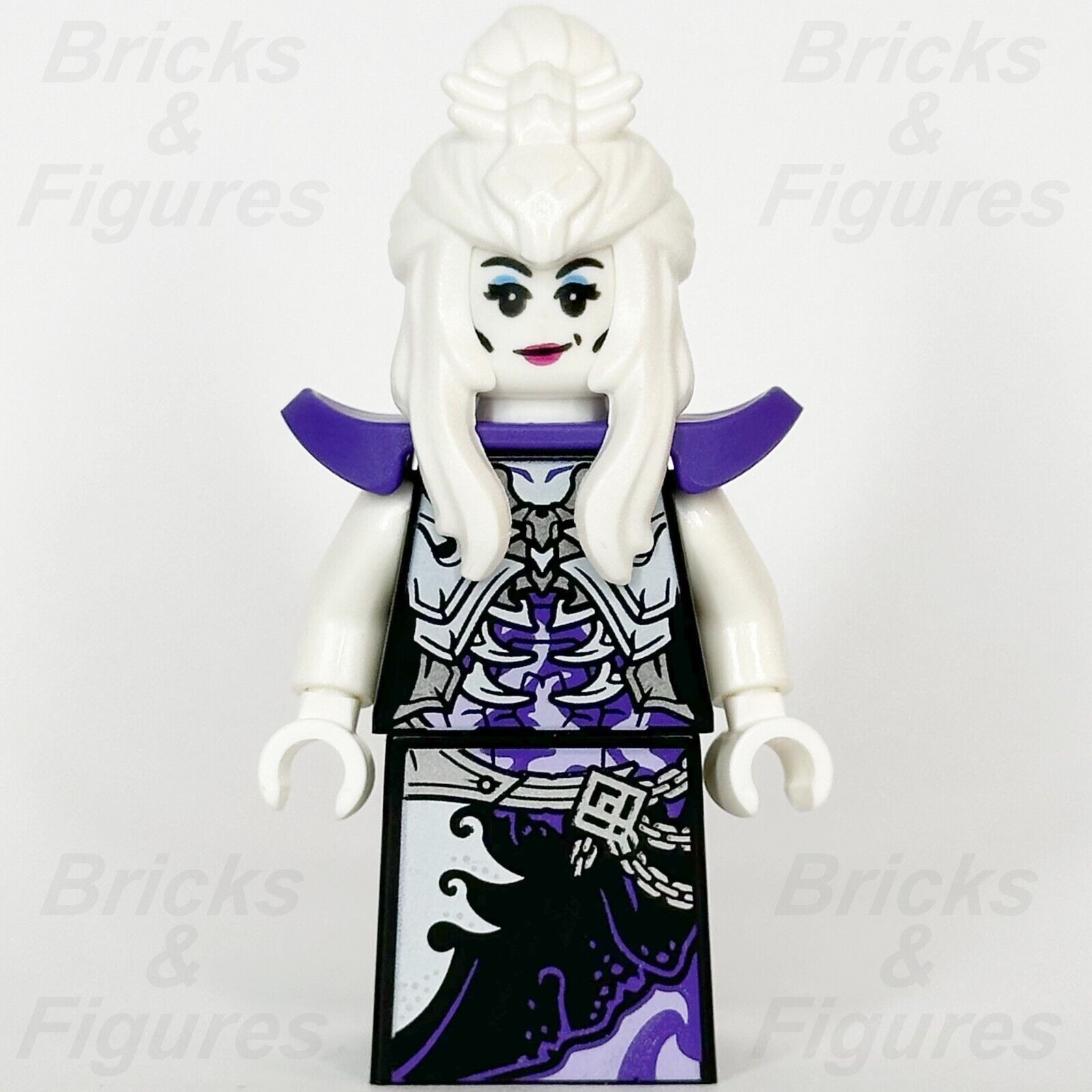 LEGO Monkie Kid Lady Bone Demon Minifigure White Queen Minifig 80028 mk050 - Bricks & Figures