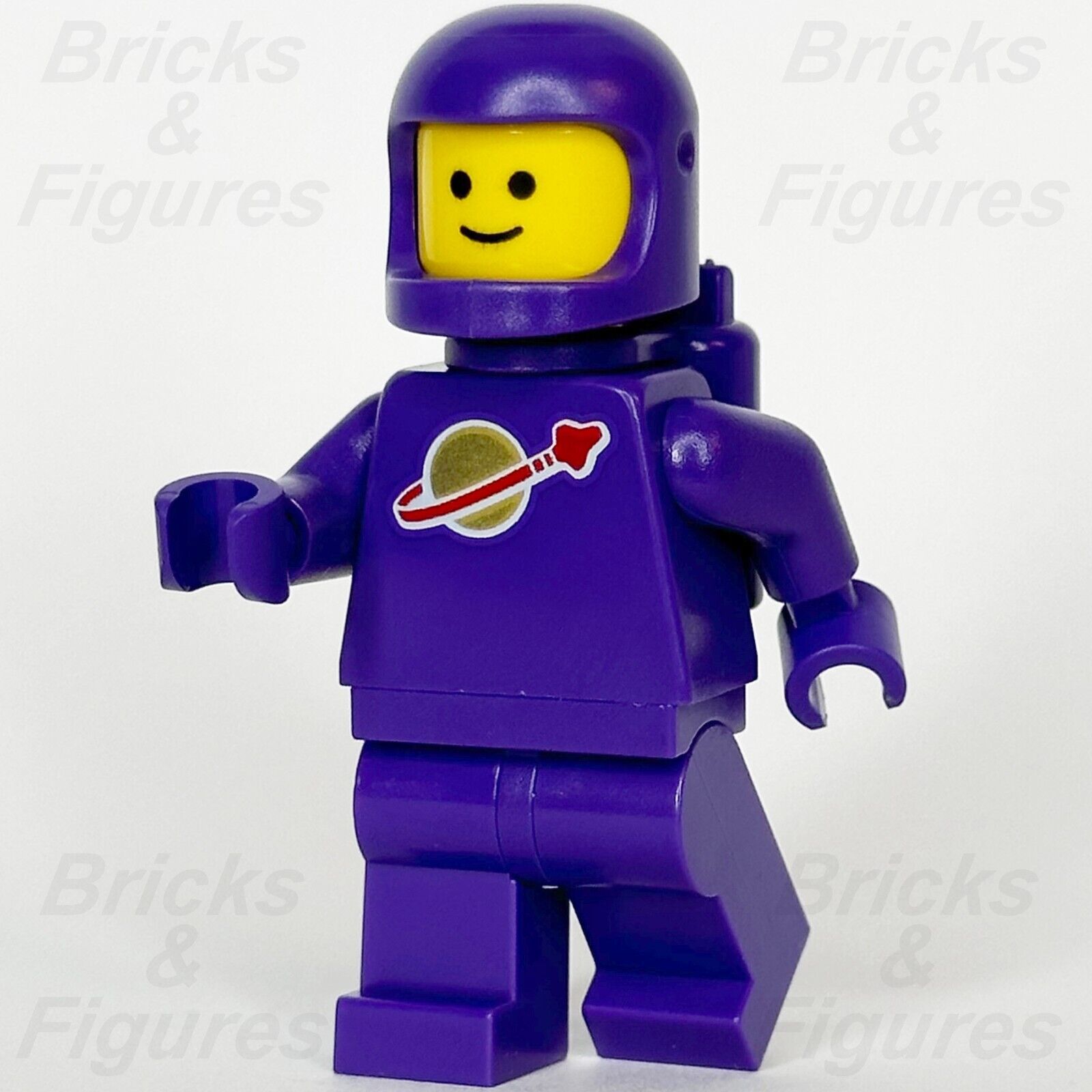 LEGO Space Dark Purple Astronaut Minifigure Classic The Dreamer DS2023-1 sp139 - Bricks & Figures