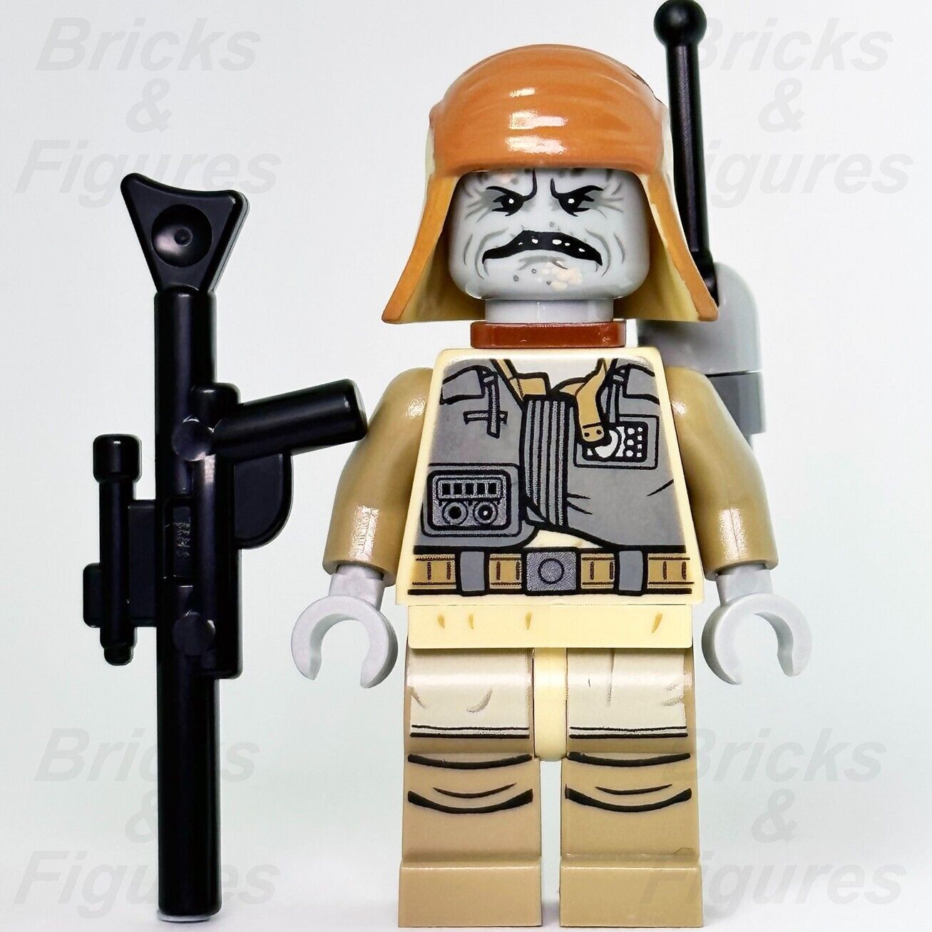 LEGO Star Wars Pao Minifigure Rogue One Rebel 75156 sw0798 No Backpack Sticker - Bricks & Figures