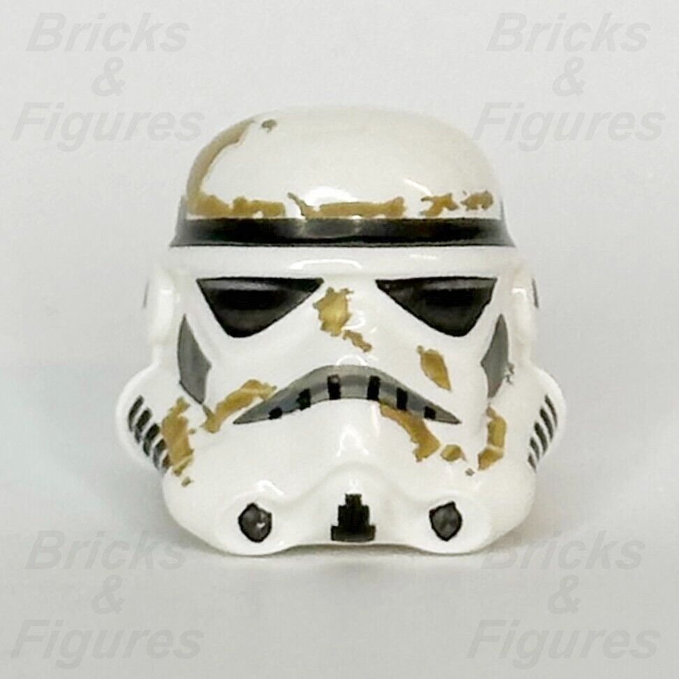 LEGO Star Wars Sandtrooper Helmet Minifigure Part Stormtrooper Dirt 9490 10236