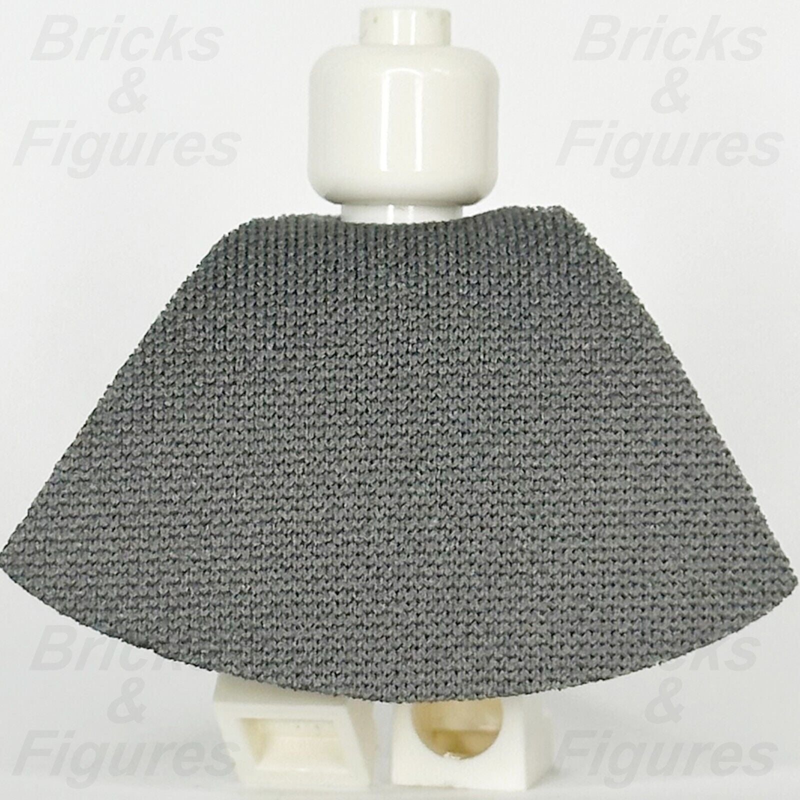 LEGO Minifigure Cape Cloth Part Dark Bluish Grey Spongy Body Wear Robe 101658 - Bricks & Figures