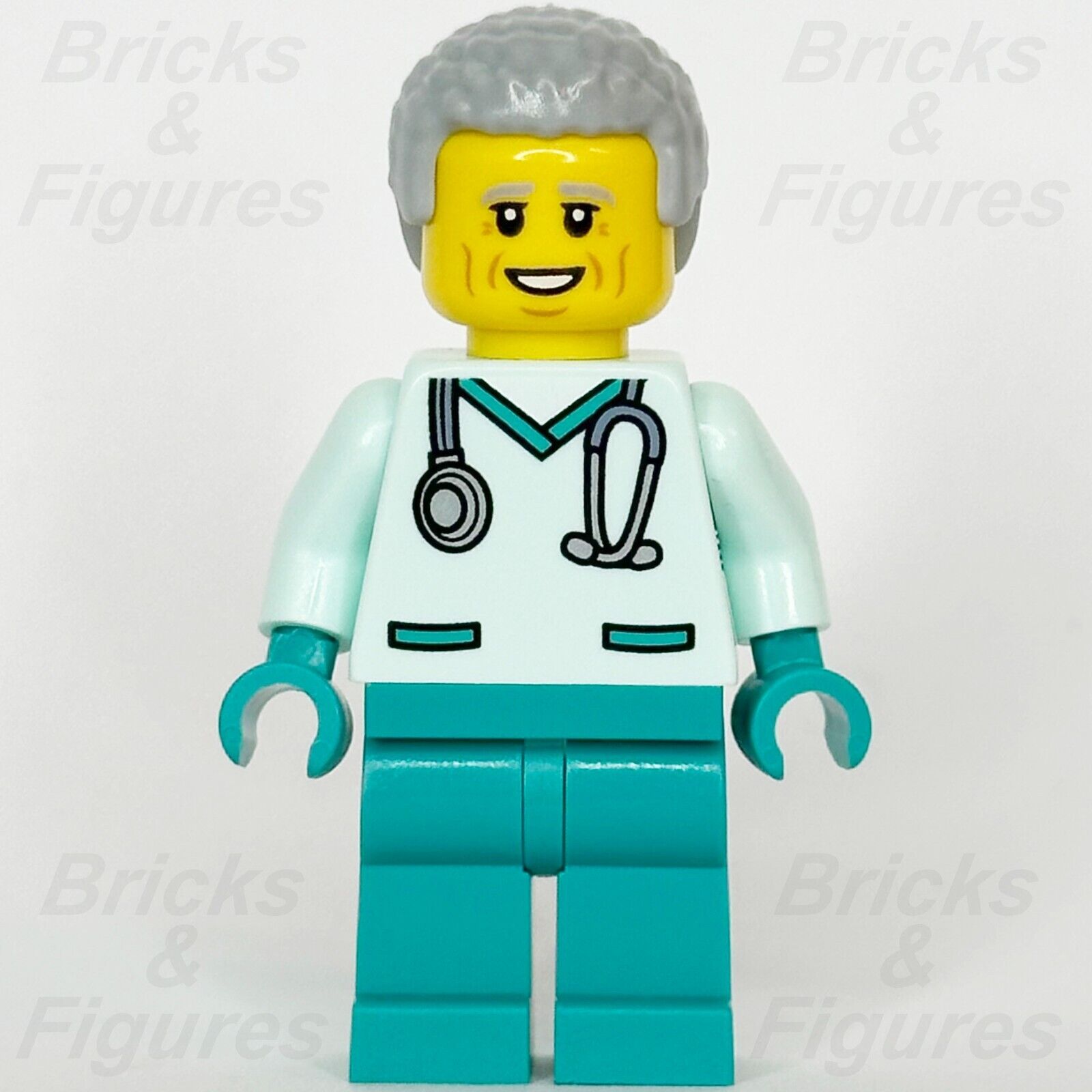 LEGO City Veterinarian Minifigure Male Vet Animal Doctor Dr 60380 cty1649 - Bricks & Figures