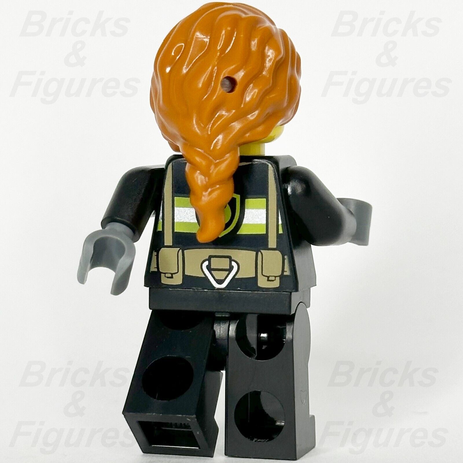 LEGO City Firefighter Minifigure Fire Firefighting Uniform Female 60414 cty1713 - Bricks & Figures