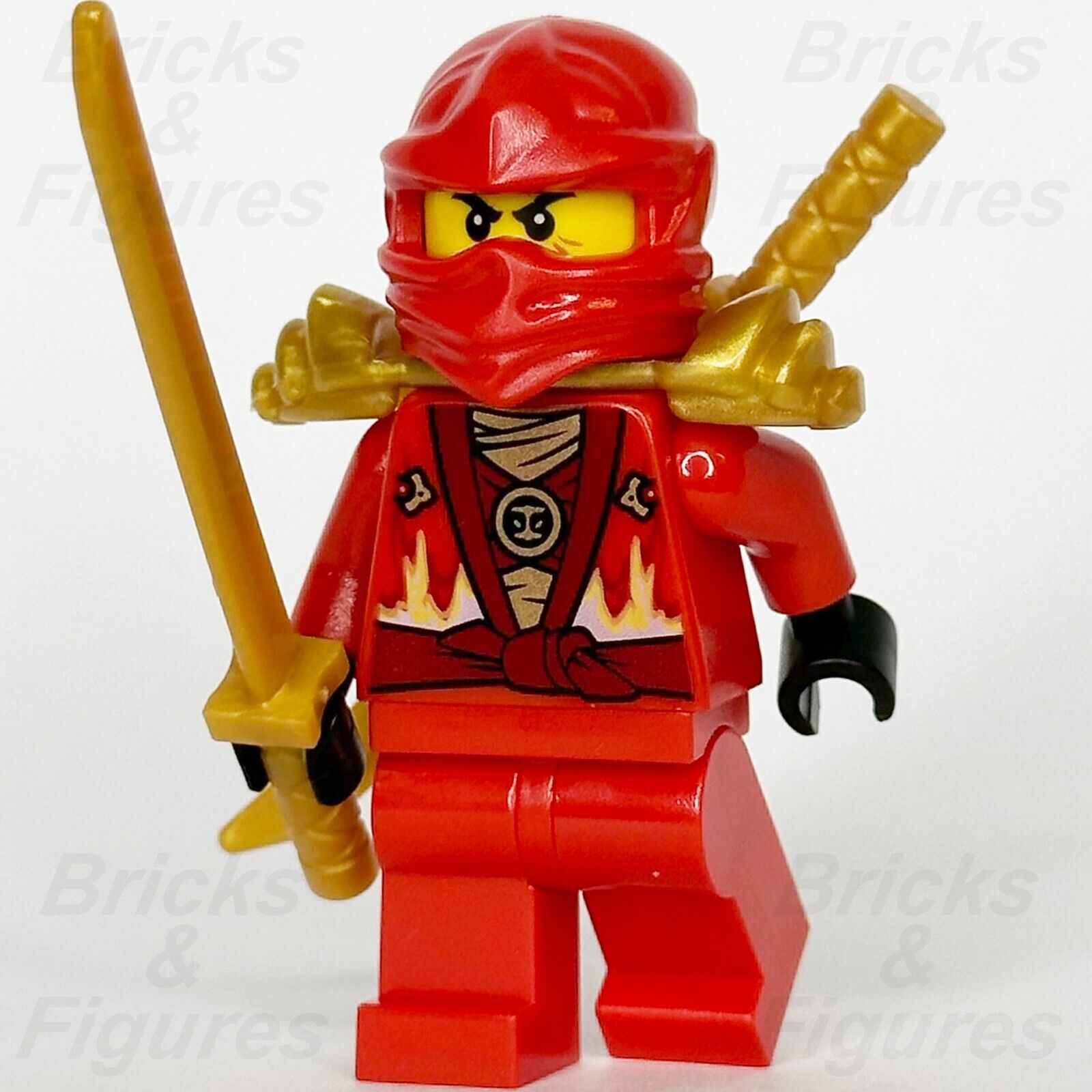 LEGO Ninjago Kai Minifigure Rebooted Armour Scabbard Fire Ninja 891501 njo119 - Bricks & Figures