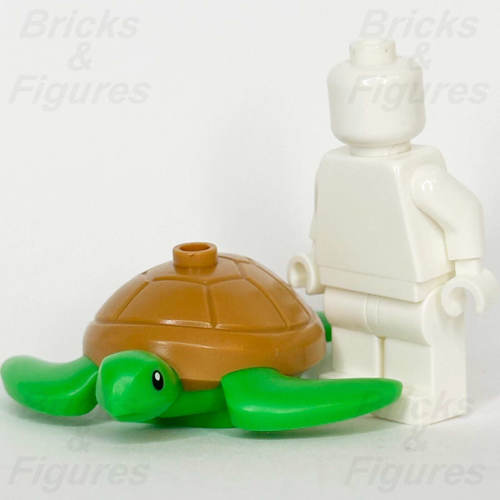 LEGO City Sea Turtle Animal Minifigure Part Bright Green Town 60377 bb1320pb01