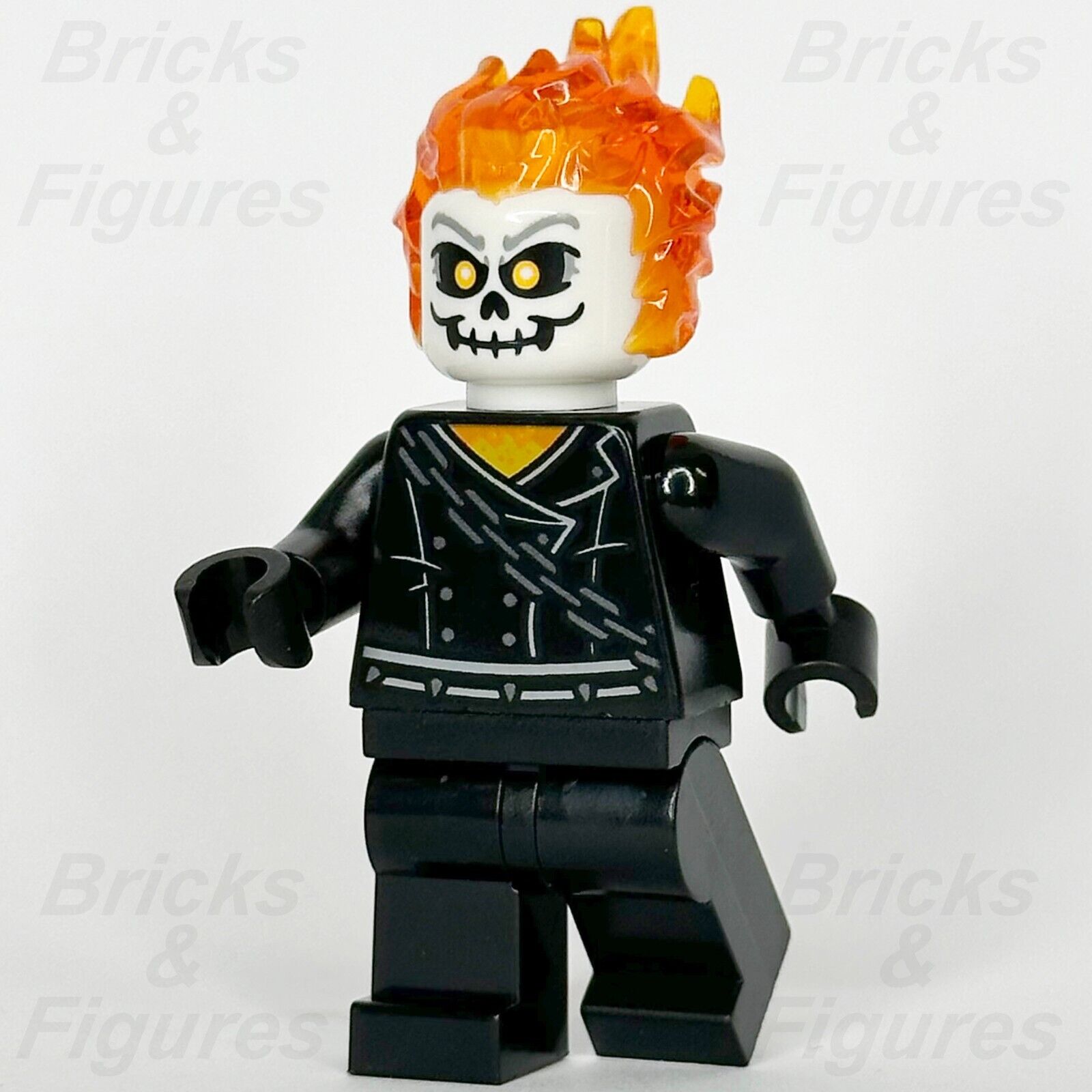 LEGO Super Heroes Ghost Rider Minifigure Johnny Blaze Marvel 76245 sh0861 - Bricks & Figures