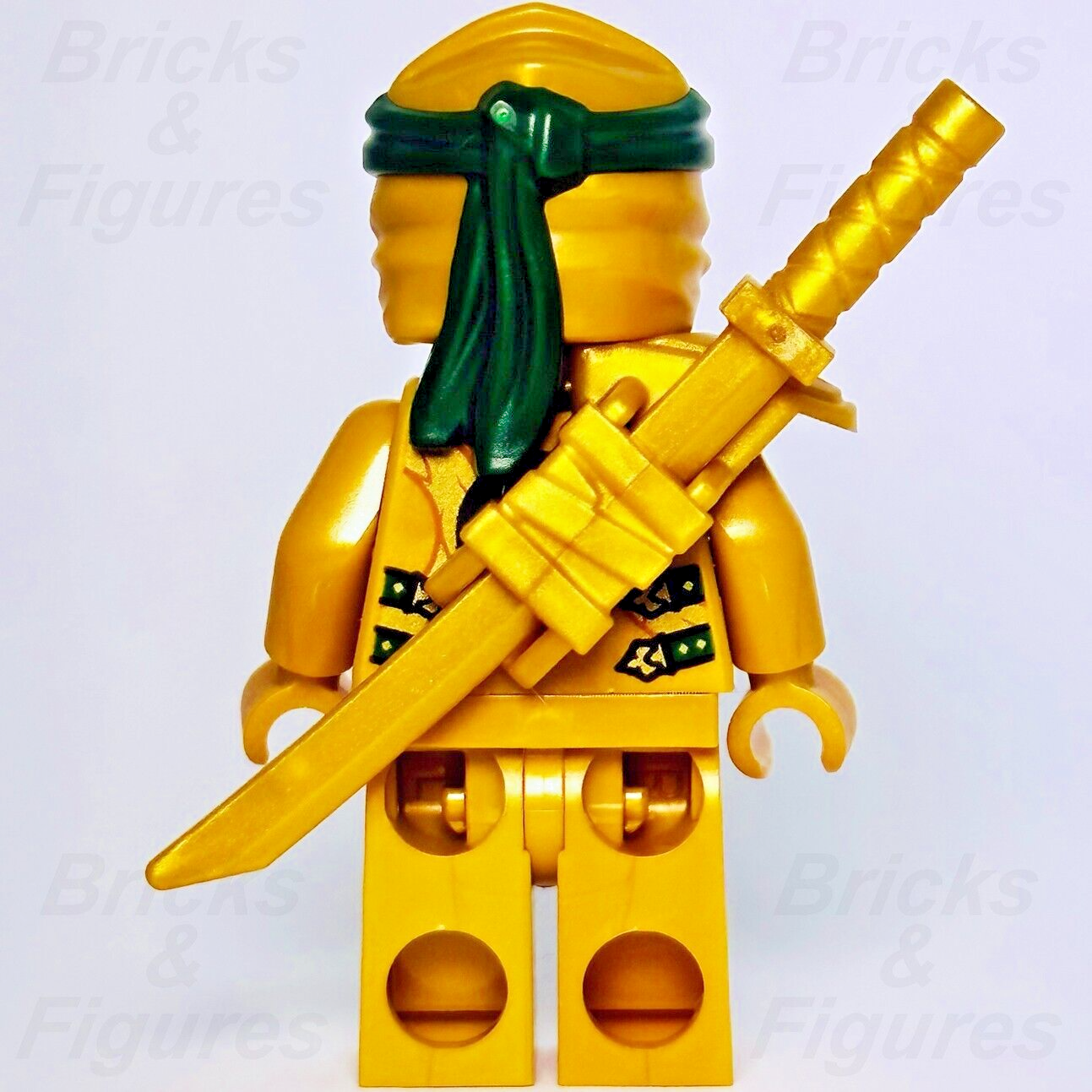 LEGO Ninjago Lloyd Golden Ninja Minifigure Legacy Scabbard Garmadon 71702 njo654 - Bricks & Figures