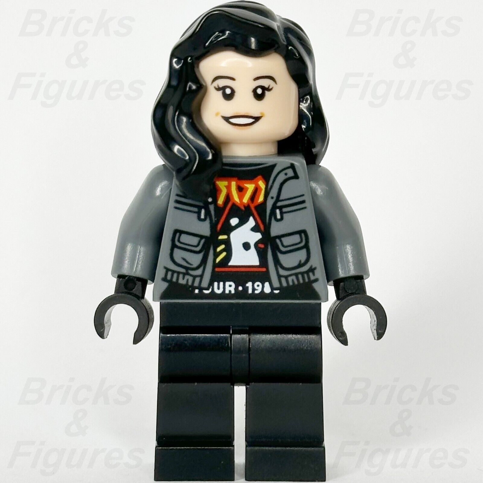 LEGO Jurassic World Zia Rodriguez Minifigure Dominion Grey Jacket 76944 jw090