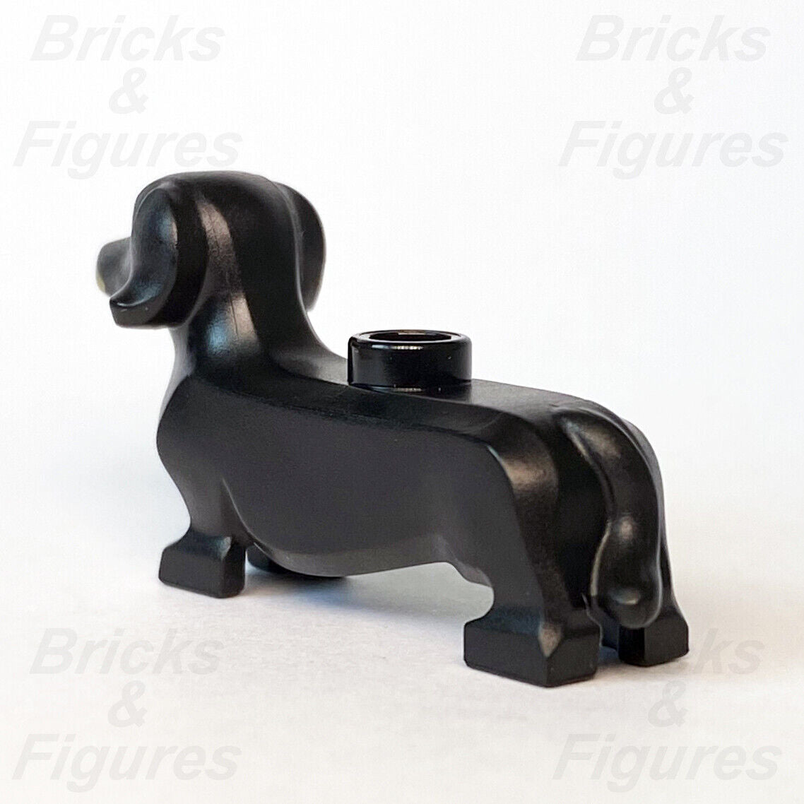 LEGO City Black Dachshund Sausage Dog Animal Build-A-Minifigure BAM 2020 Town