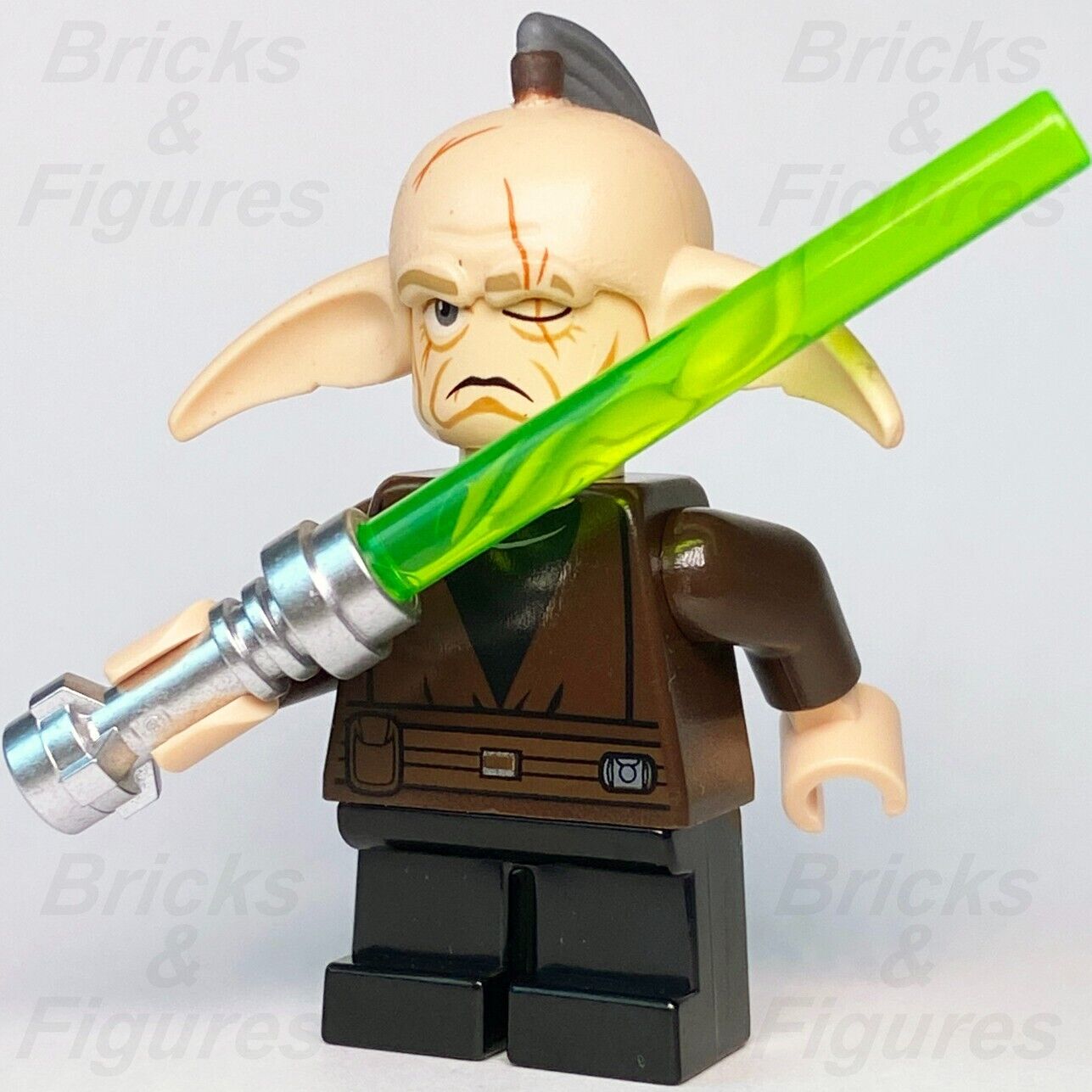 LEGO Star Wars Even Piell Minifigure Jedi Master The Clone Wars 9498 sw0392 - Bricks & Figures