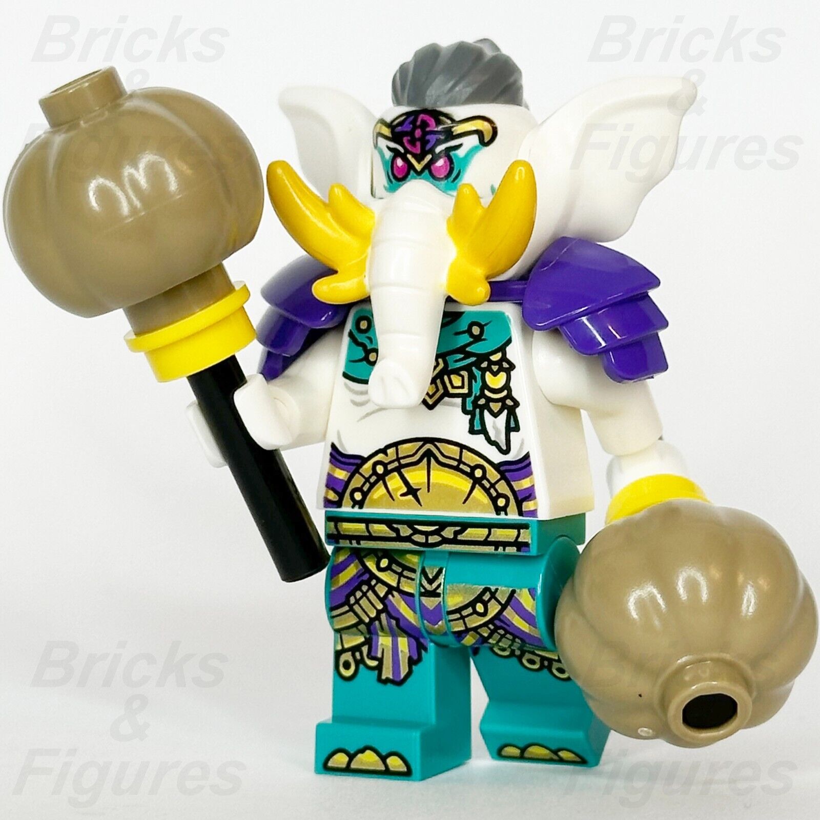 LEGO Monkie Kid Yellowtusk Minifigure Yellow Tusk Elephant Demon 80043 80045 - Bricks & Figures