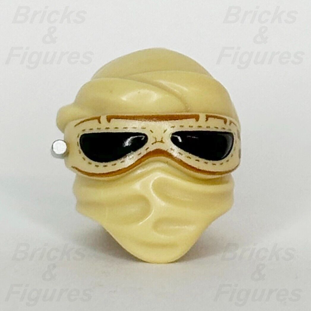 LEGO Star Wars Rey Goggles Mask Helmet Minifigure Part Desert Headgear 75099 - Bricks & Figures