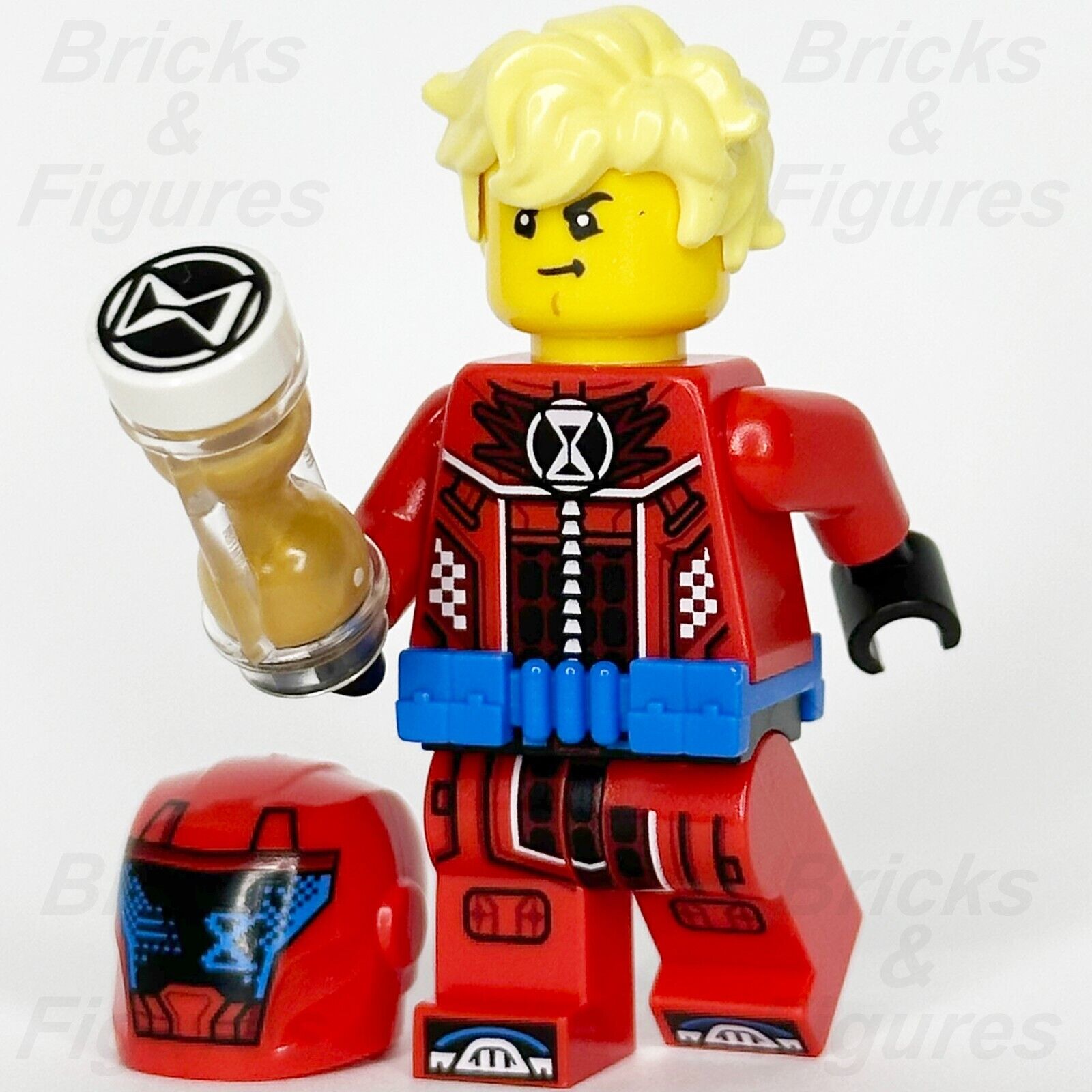 LEGO DREAMZzz Cooper Minifigure Red Racing Suit Helmet 71458 71459 71476 drm027 - Bricks & Figures