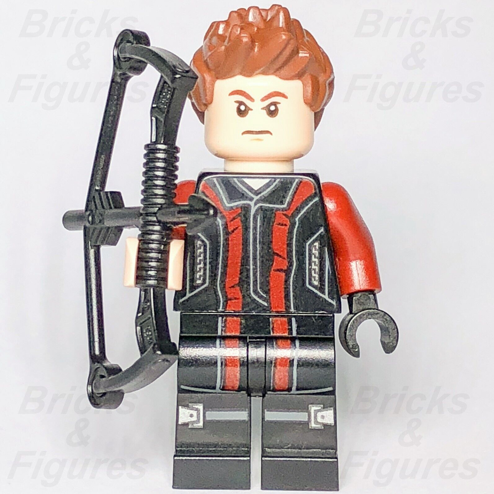 LEGO Super Heroes Hawkeye Minifigure Avengers Age of Ultron 76030 76042 sh0172 - Bricks & Figures