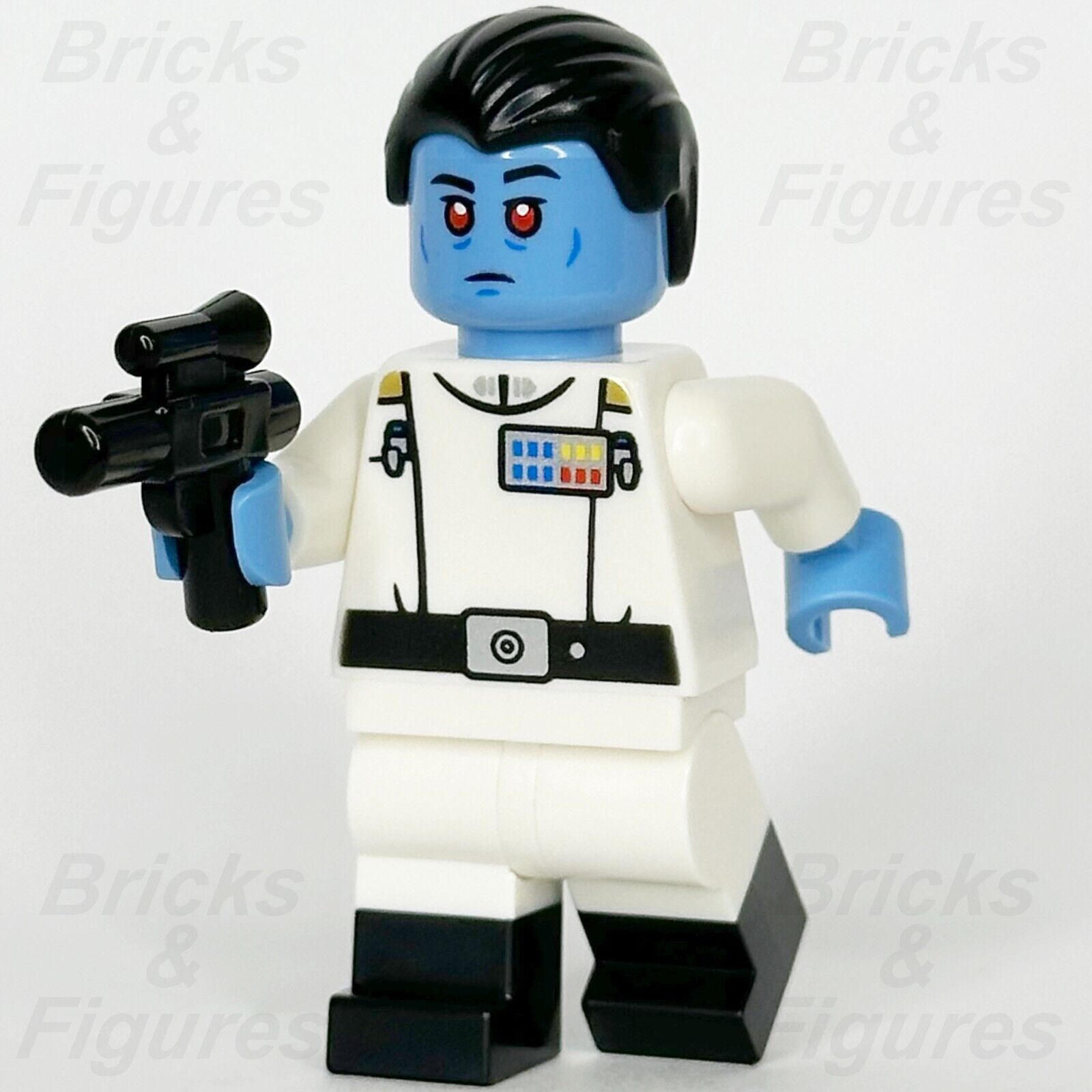 LEGO Star Wars Grand Admiral Thrawn Minifigure Ahsoka Black Boots 75385 sw1356