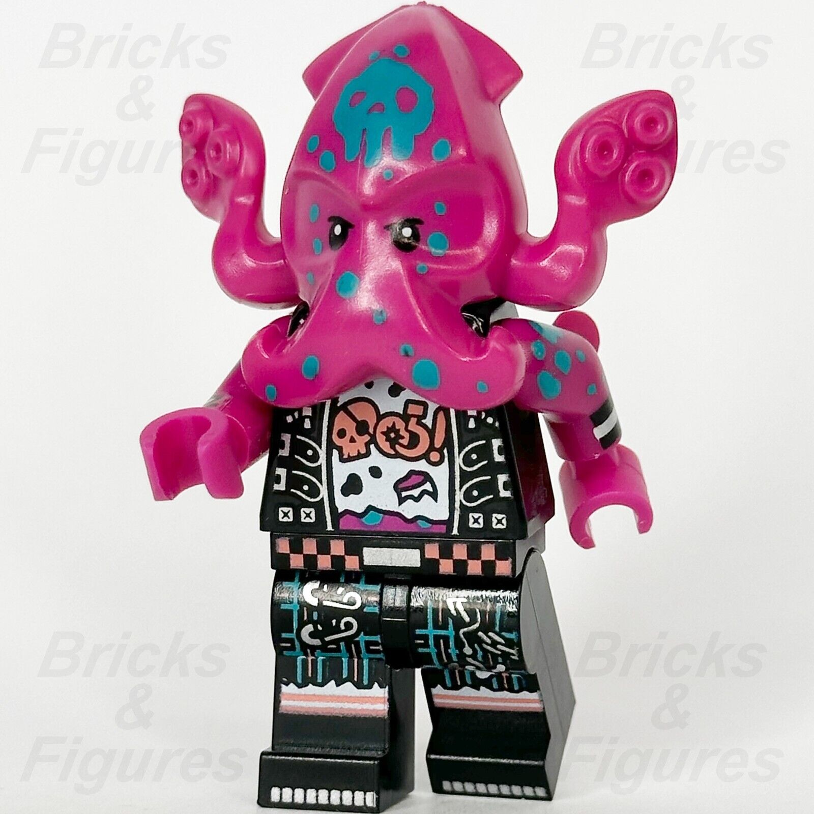 LEGO Vidiyo Squid Drummer Minifigure Stages Punk Pirate 43114 vid028 Minifig