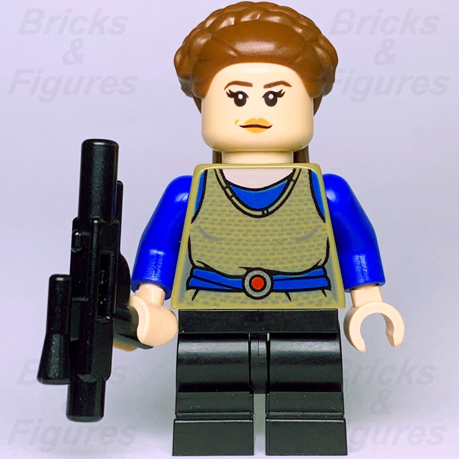 LEGO Star Wars Padme Amidala Minifigure Naberrie The Phantom Menace 75258 sw1023 - Bricks & Figures