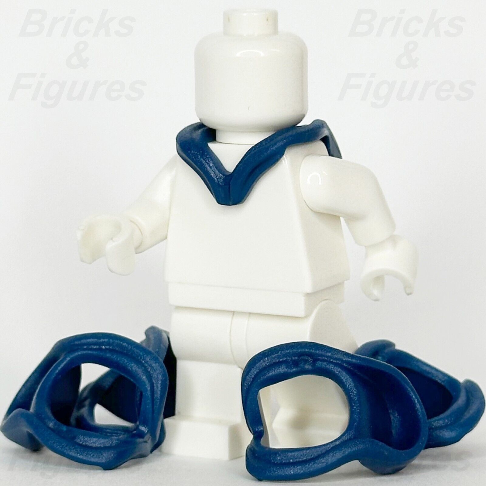 LEGO Dark Blue Hood Folded Down Minifigure Part Body Wear Neck 15428 76416 x 5 - Bricks & Figures