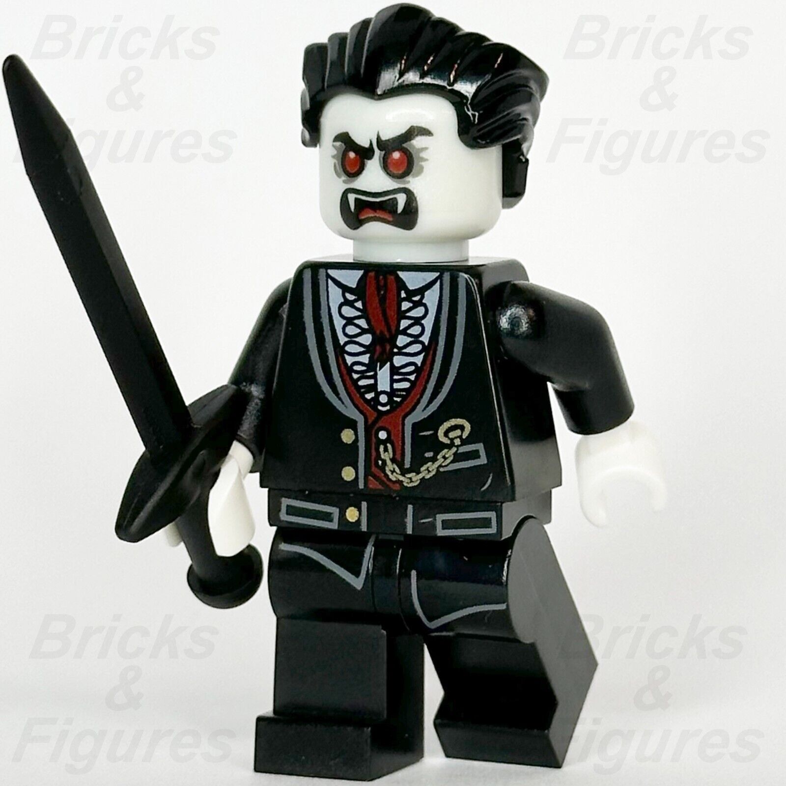 LEGO Monster Fighters Lord Vampyre Minifigure Vampire with Sword 9464 mof013 - Bricks & Figures