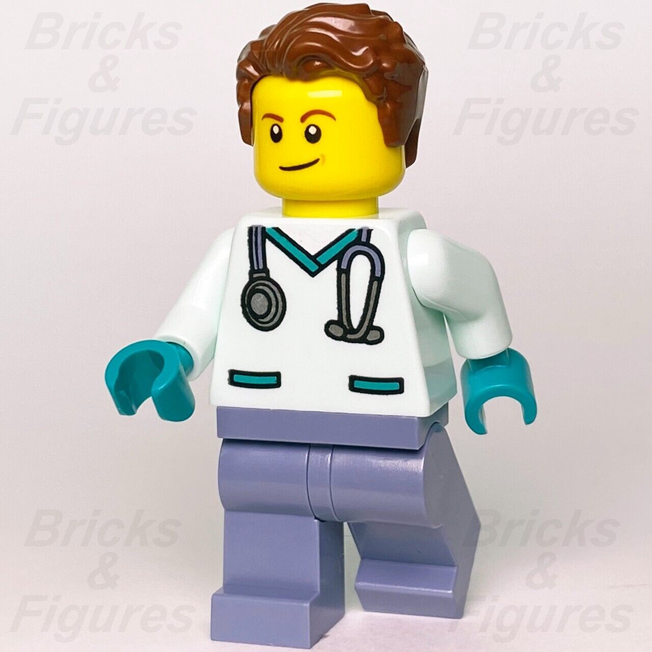 LEGO City Wildlife Rescue Veterinarian Minifigure Aqua Scrubs 60302 cty1304 Vet