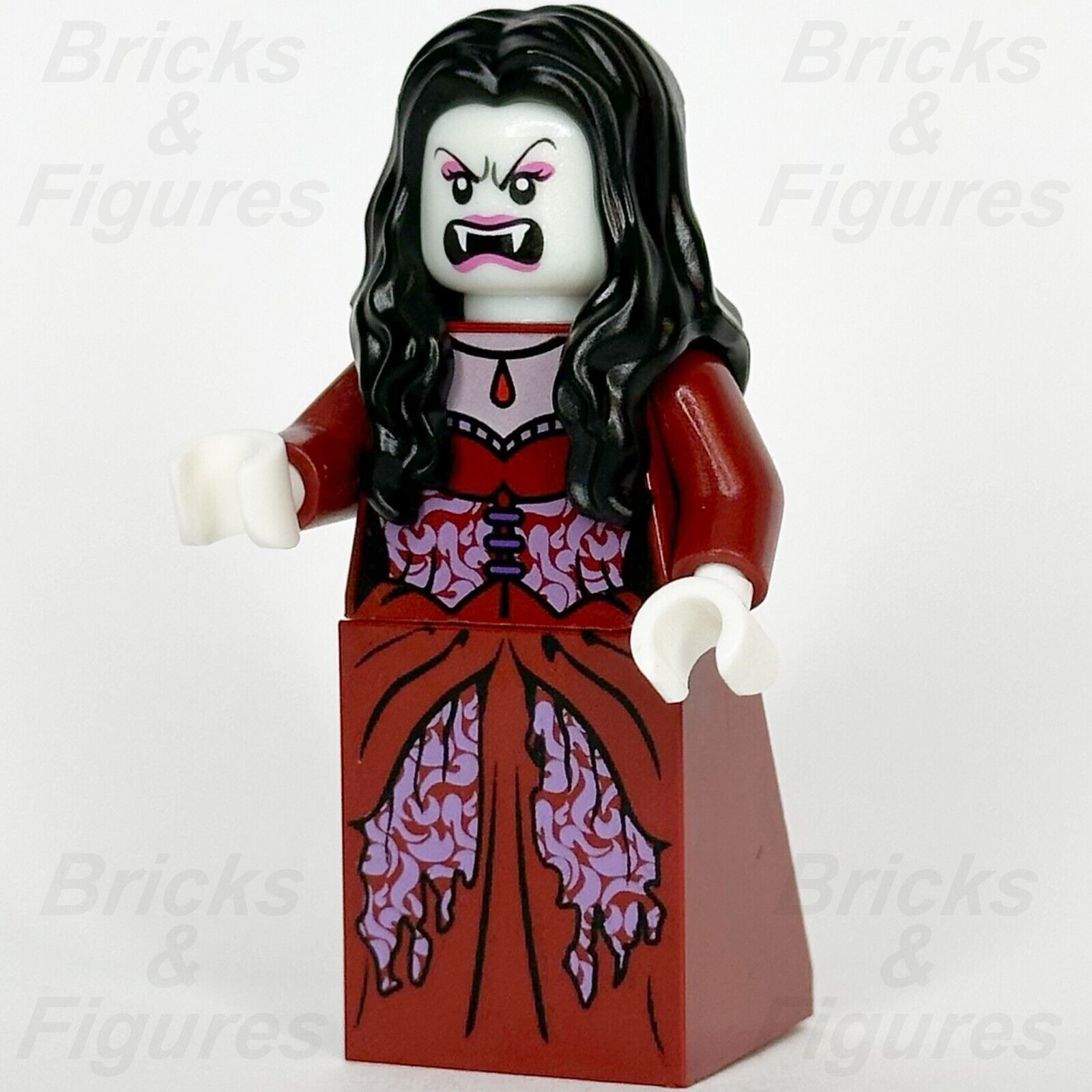 LEGO Monster Fighters Lord Vampyre's Bride Minifigure Vampire 9468 10228 mof008 - Bricks & Figures