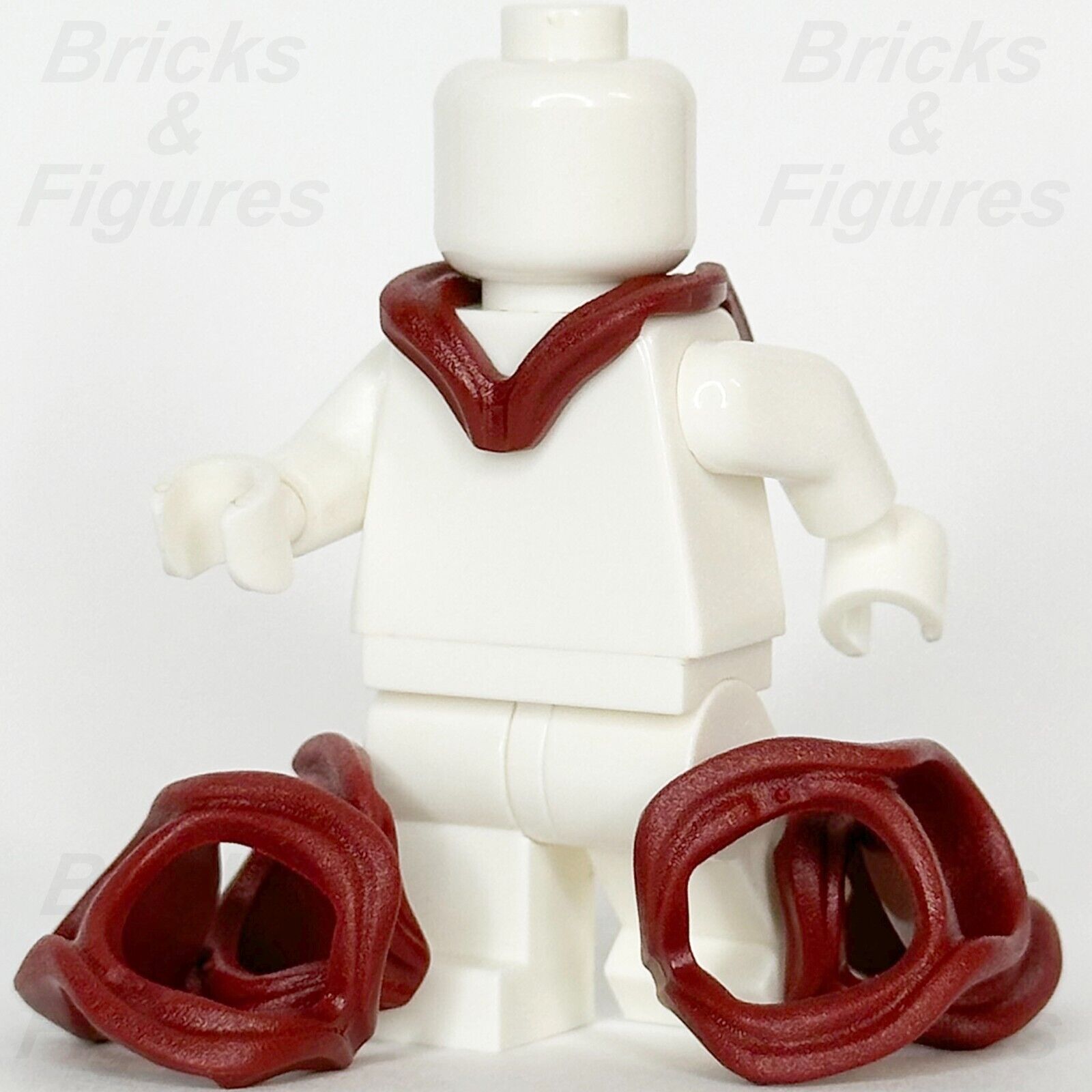 LEGO Dark Red Hood Folded Down Minifigure Part Body Wear Neck 15428 76416 x 5 - Bricks & Figures