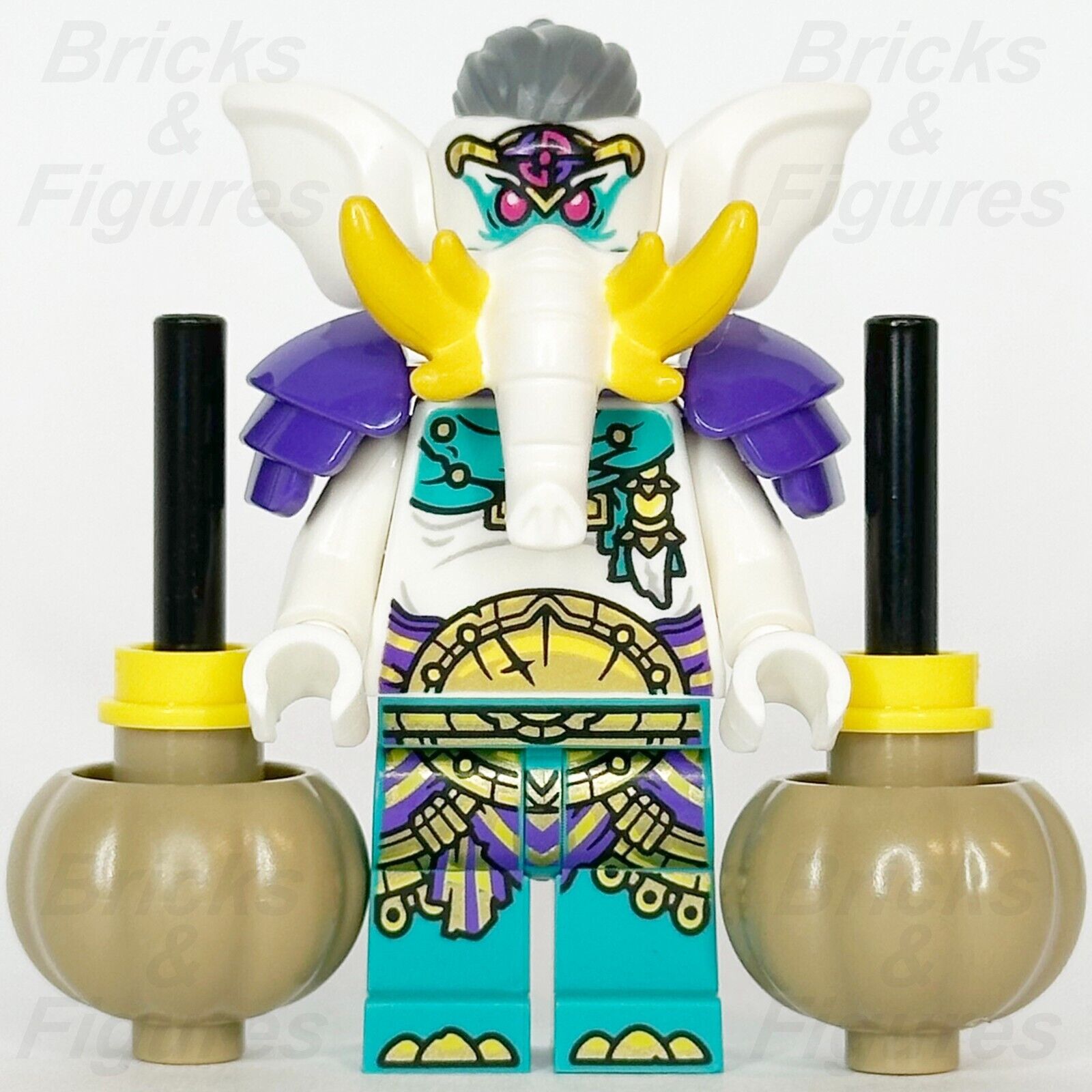 LEGO Monkie Kid Yellowtusk Minifigure Yellow Tusk Elephant Demon 80043 80045 - Bricks & Figures