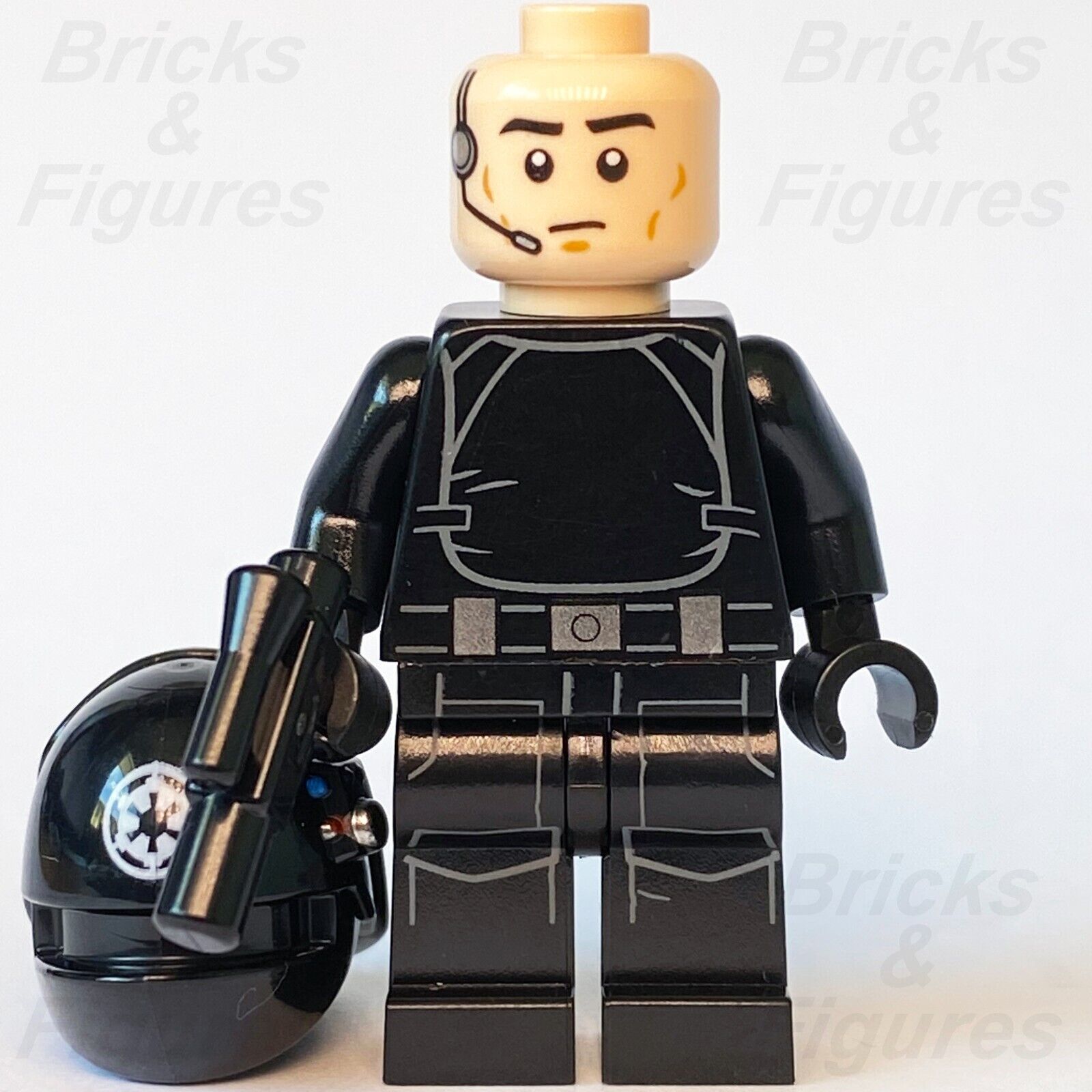LEGO Star Wars Imperial Gunner Pilot Minifigure 75245 75246 sw1045 White Logo - Bricks & Figures
