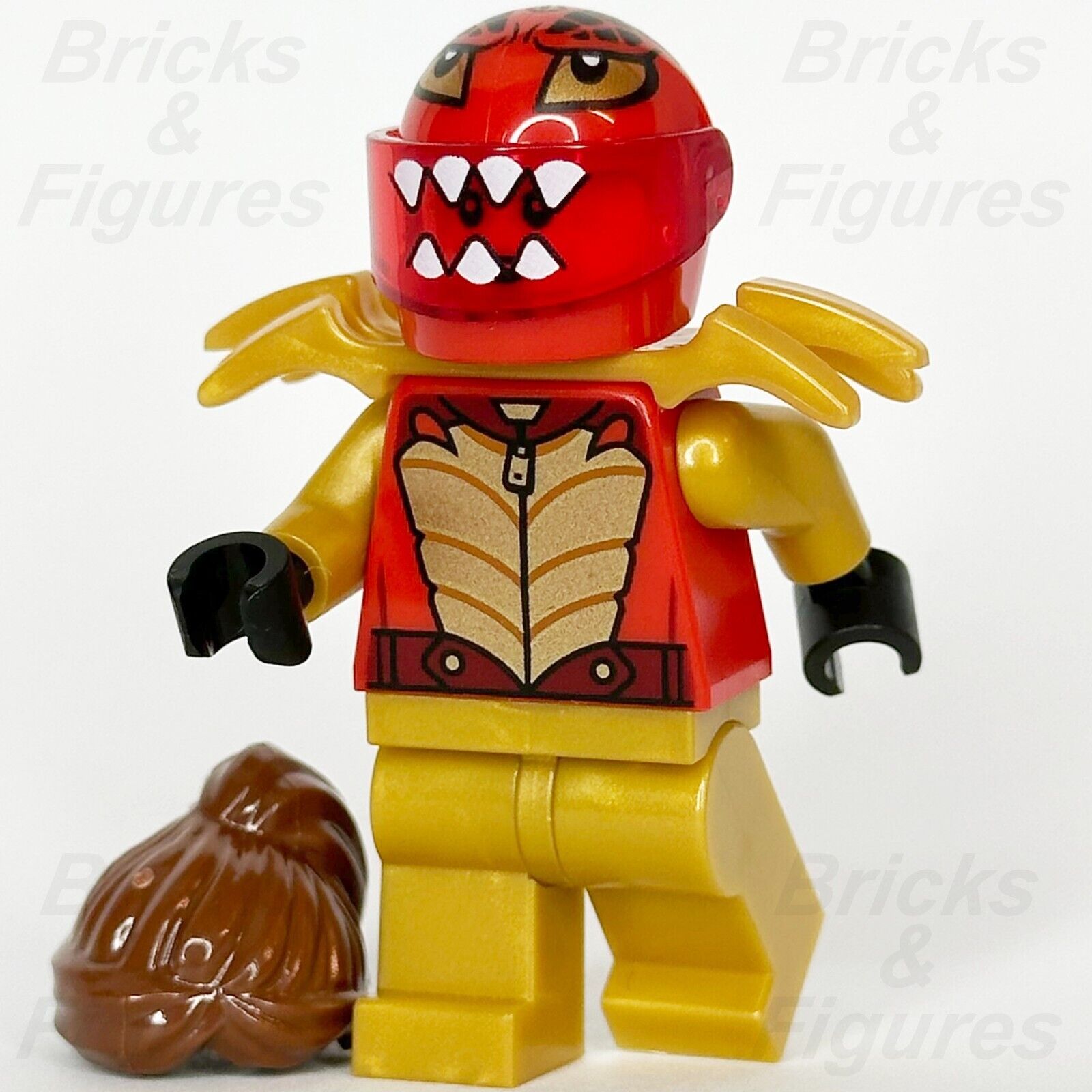 LEGO City Stuntz Driver Minifigure Red Gold Racing Jacket & Helmet 60360 cty1577