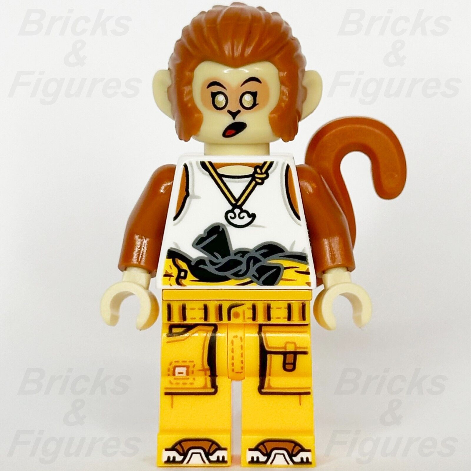 LEGO Monkie Kid Monkey King Minifigure Orange Racing Suit Tank Top 80050 mk149