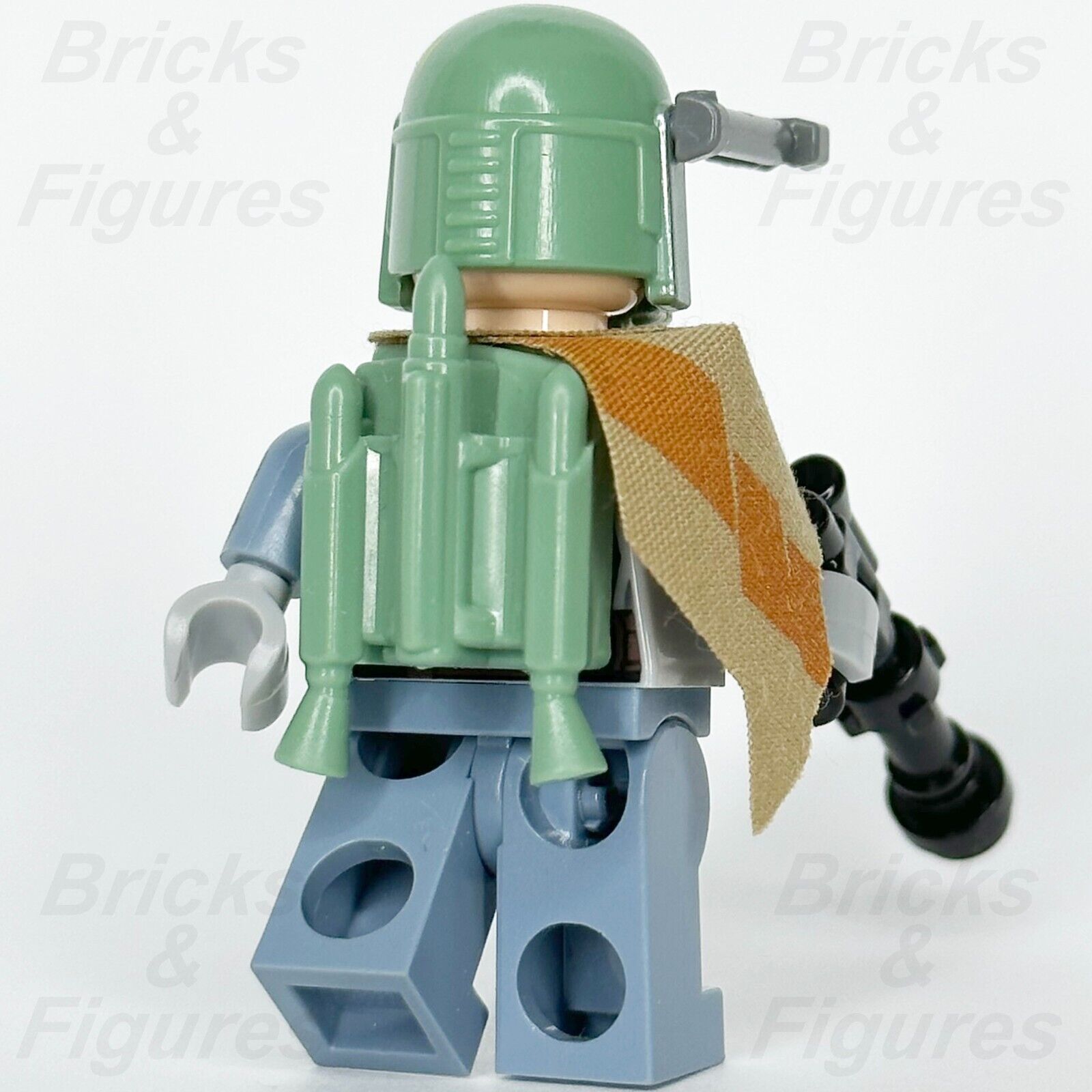 LEGO Star Wars Boba Fett Minifigure w/ Pauldron Cape Mandalorian 75060 sw0610 - Bricks & Figures