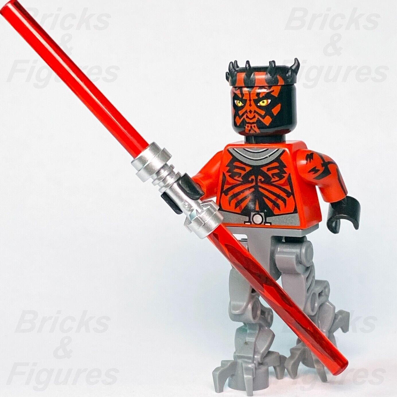 LEGO Star Wars Darth Maul Minifigure with Mechanical Legs Sith Lord 75022 sw0493 - Bricks & Figures