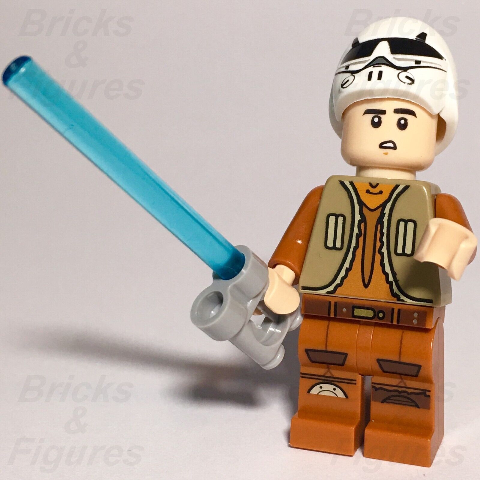 LEGO Star Wars Ezra Bridger Minifigure with Helmet Rebels 75048 sw0574a Rare - Bricks & Figures